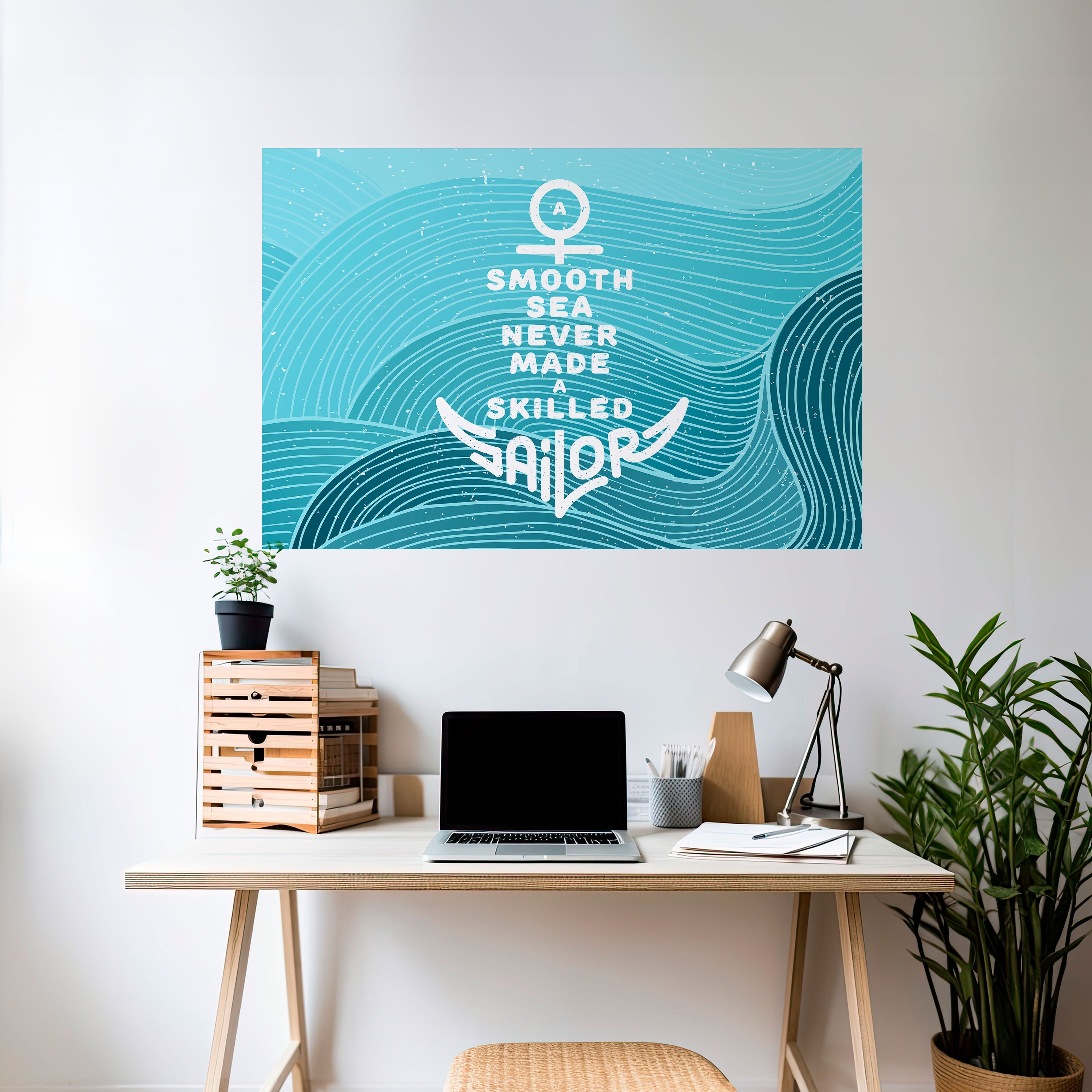 SKILLED SAILOR Naklejka/Plakat poziomy