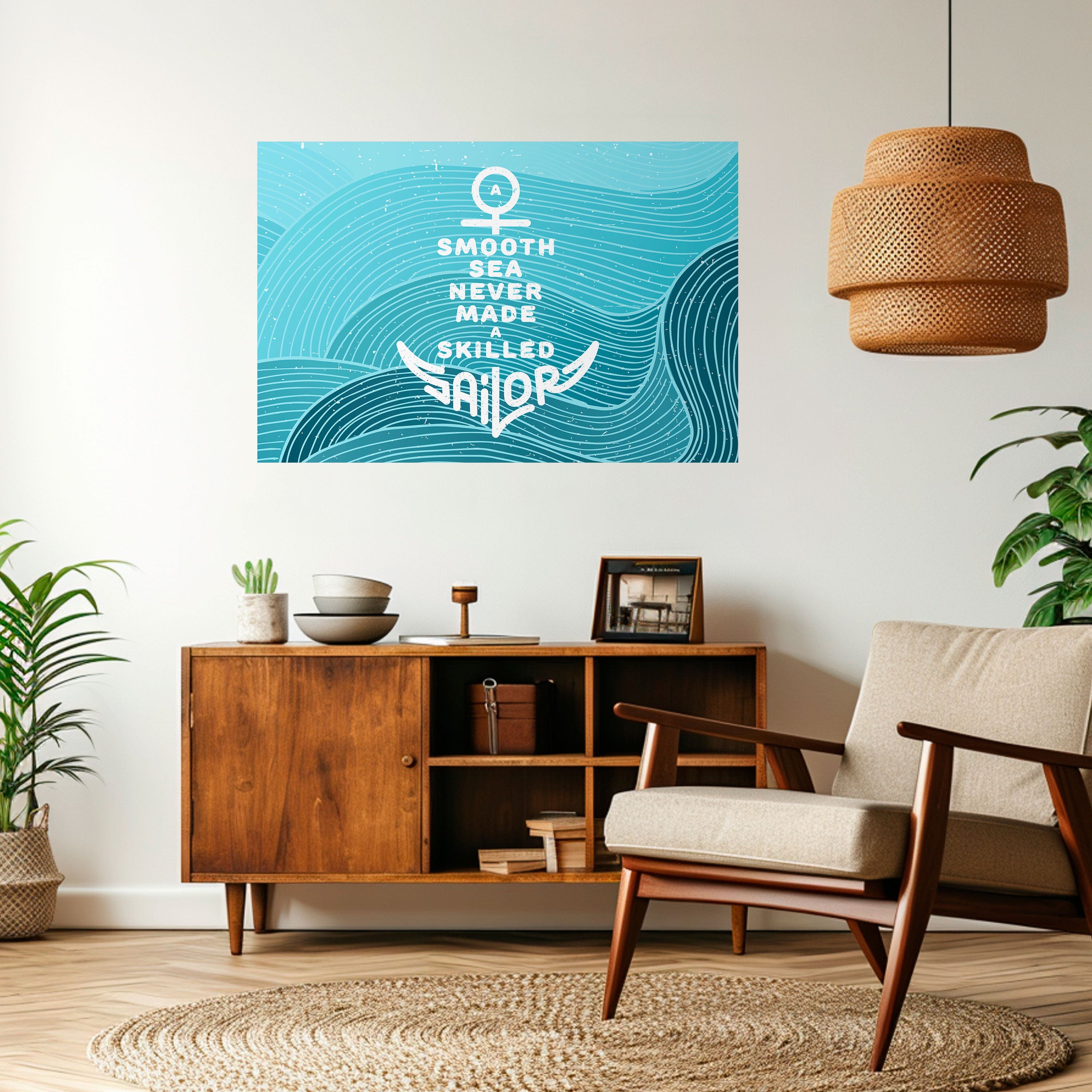 SKILLED SAILOR Naklejka/Plakat poziomy