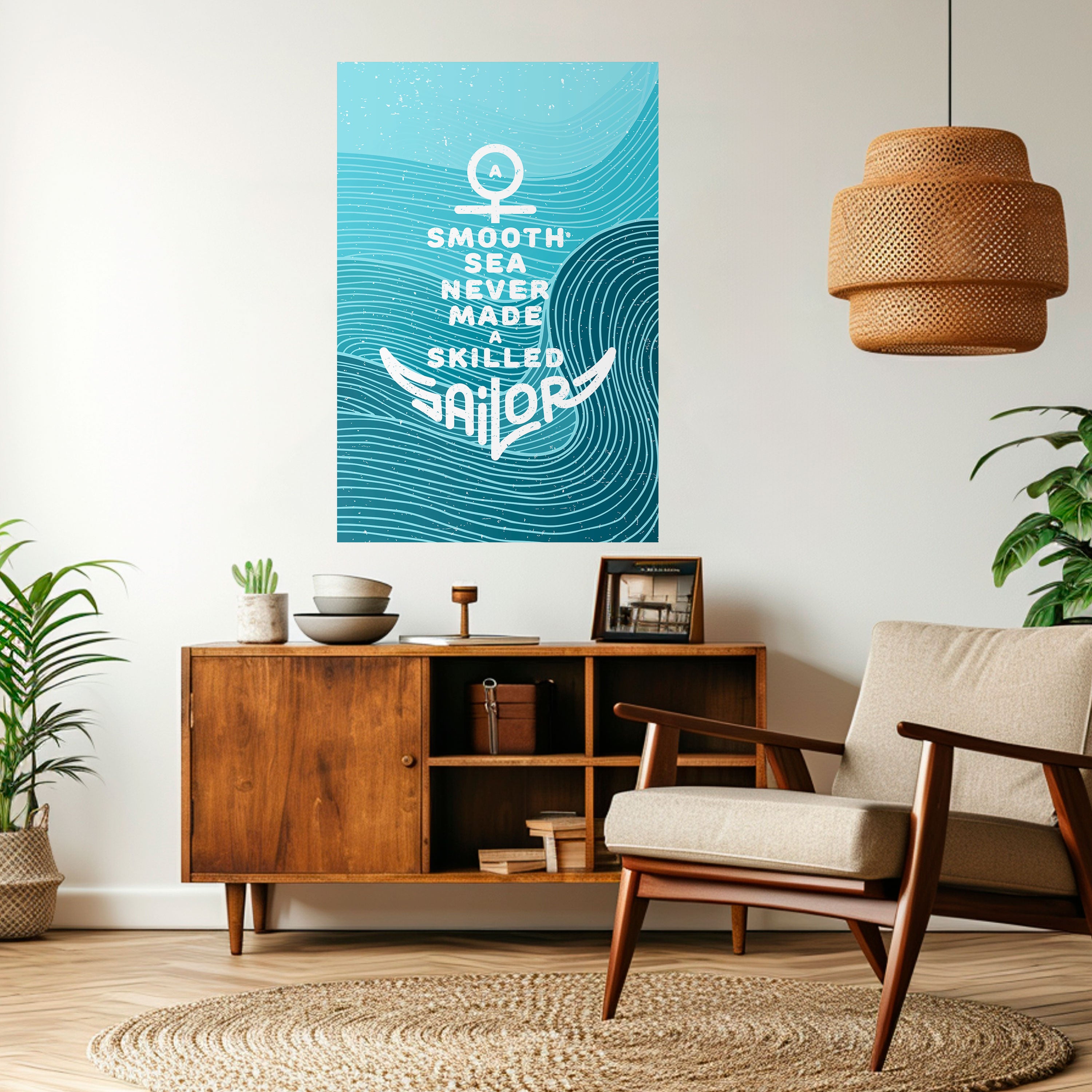 SKILLED SAILOR Naklejka/Plakat pionowy