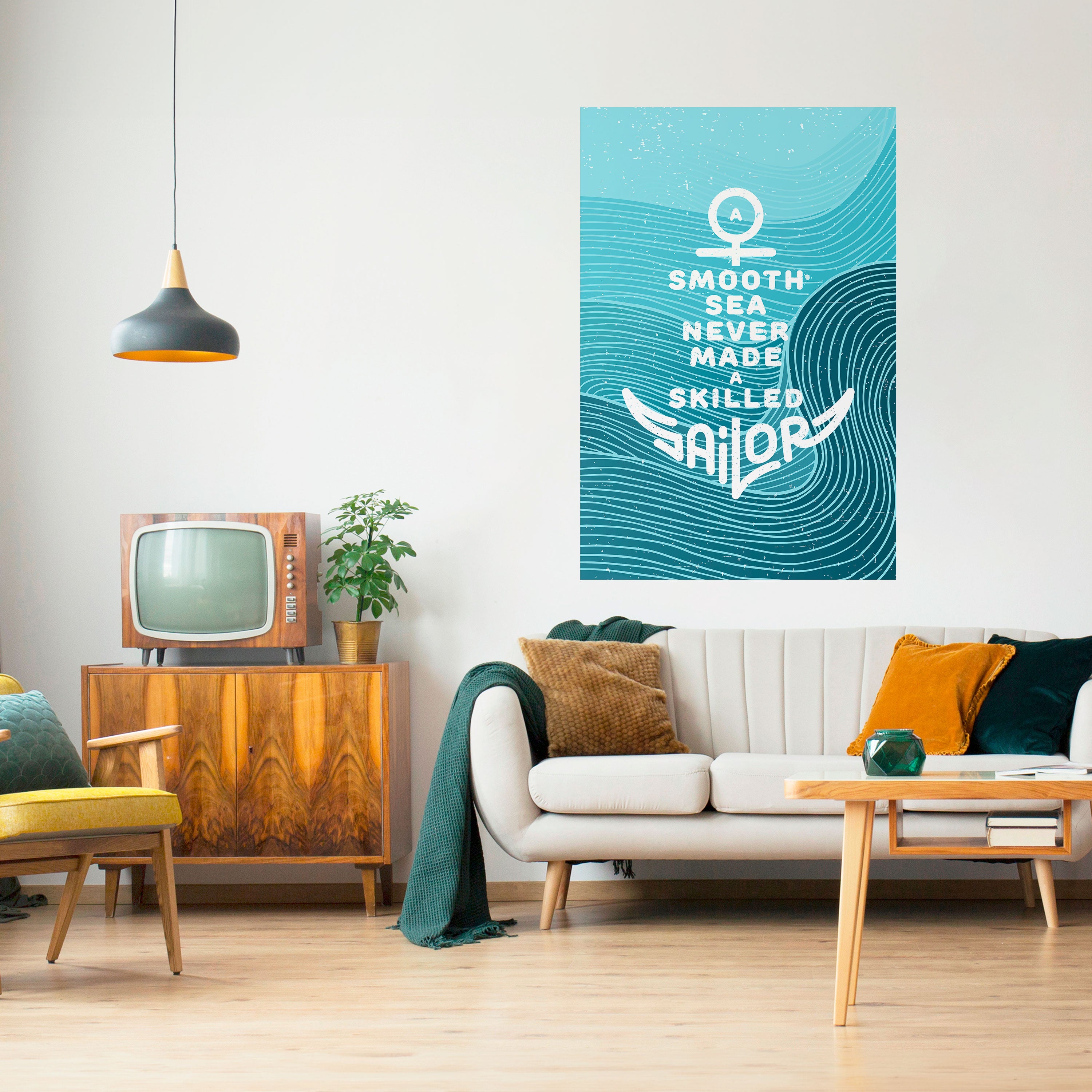SKILLED SAILOR Naklejka/Plakat pionowy