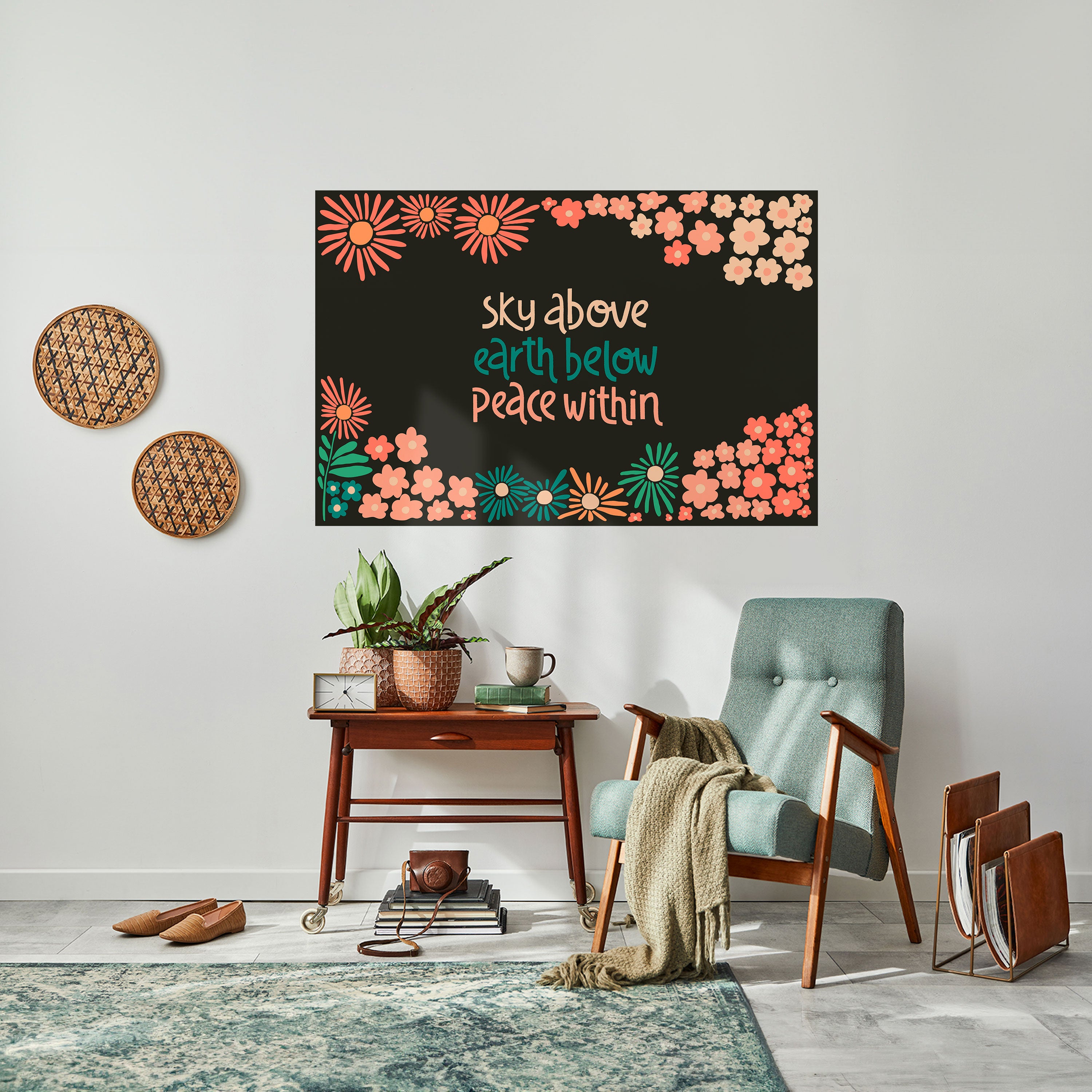 PEACE WITHIN Naklejka/Plakat poziomy