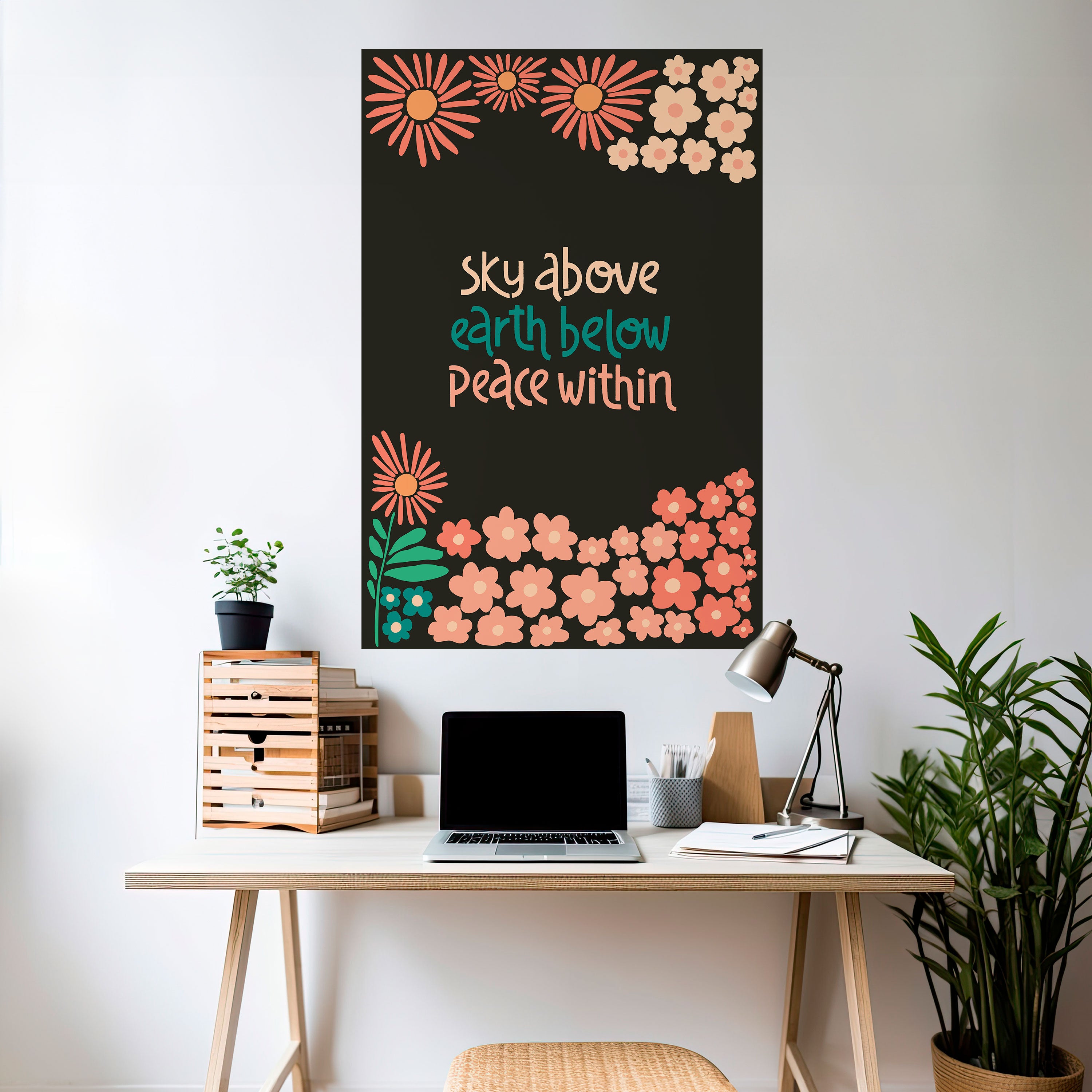 PEACE WITHIN Naklejka/Plakat pionowy