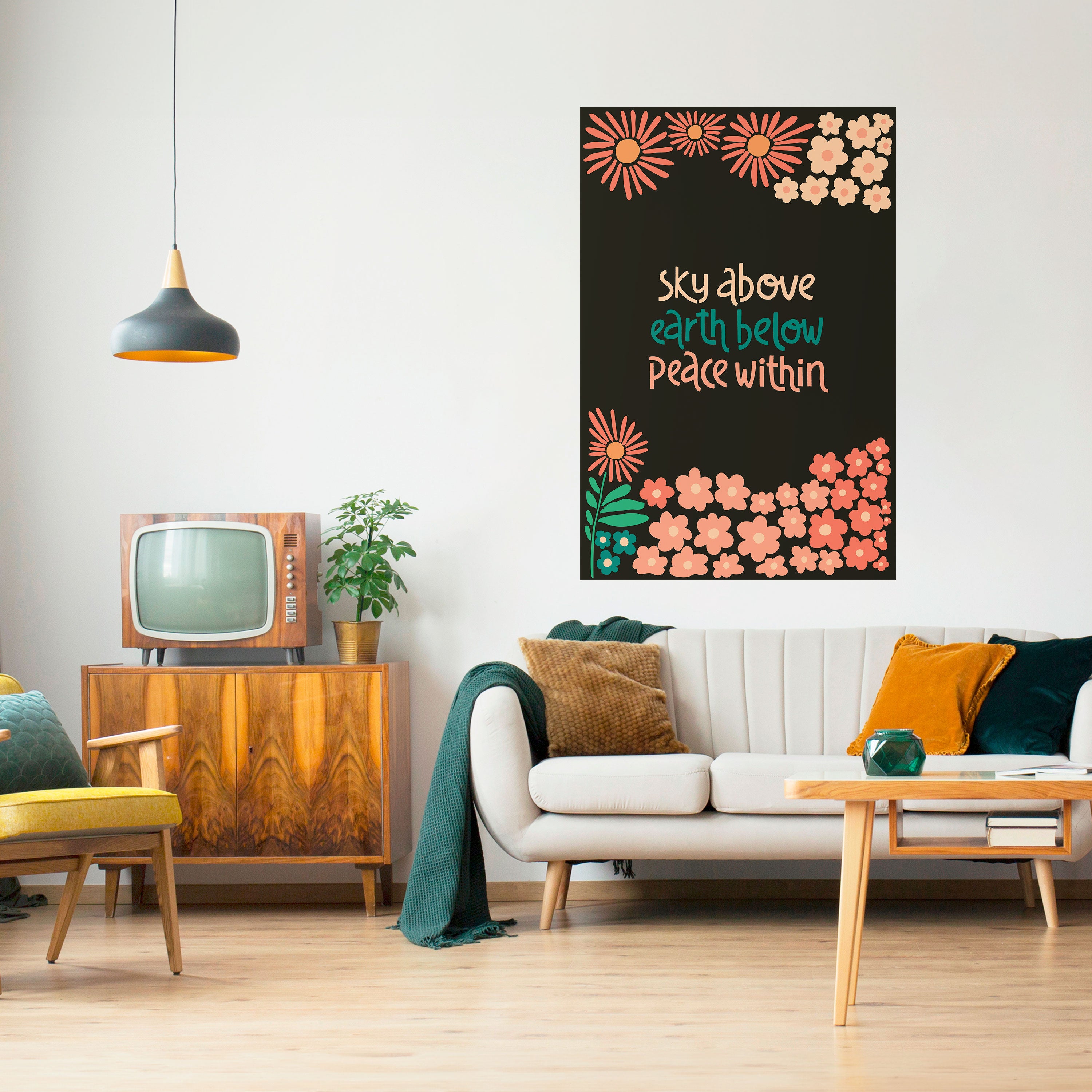PEACE WITHIN Naklejka/Plakat pionowy