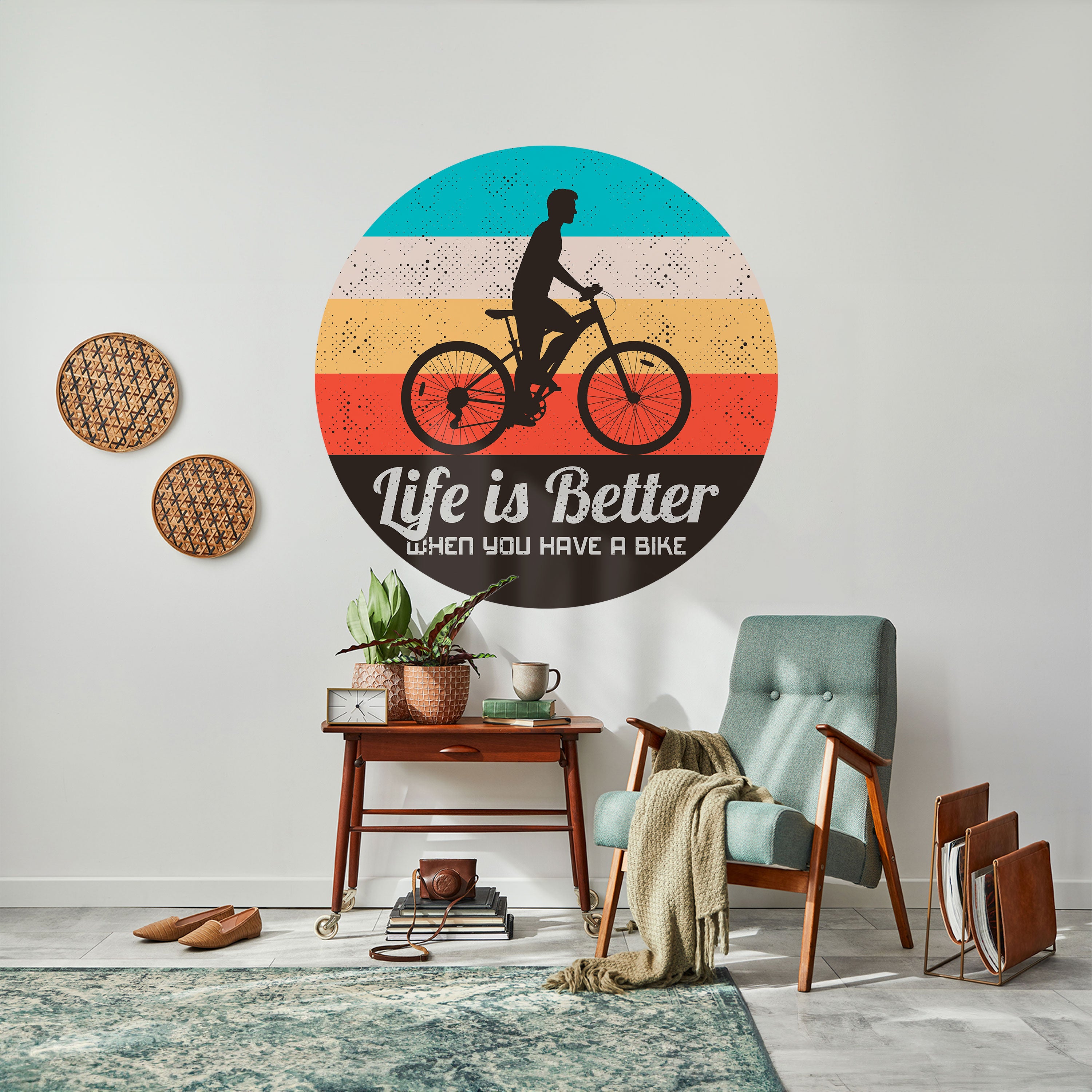 BETTER LIFE Naklejka okrągła