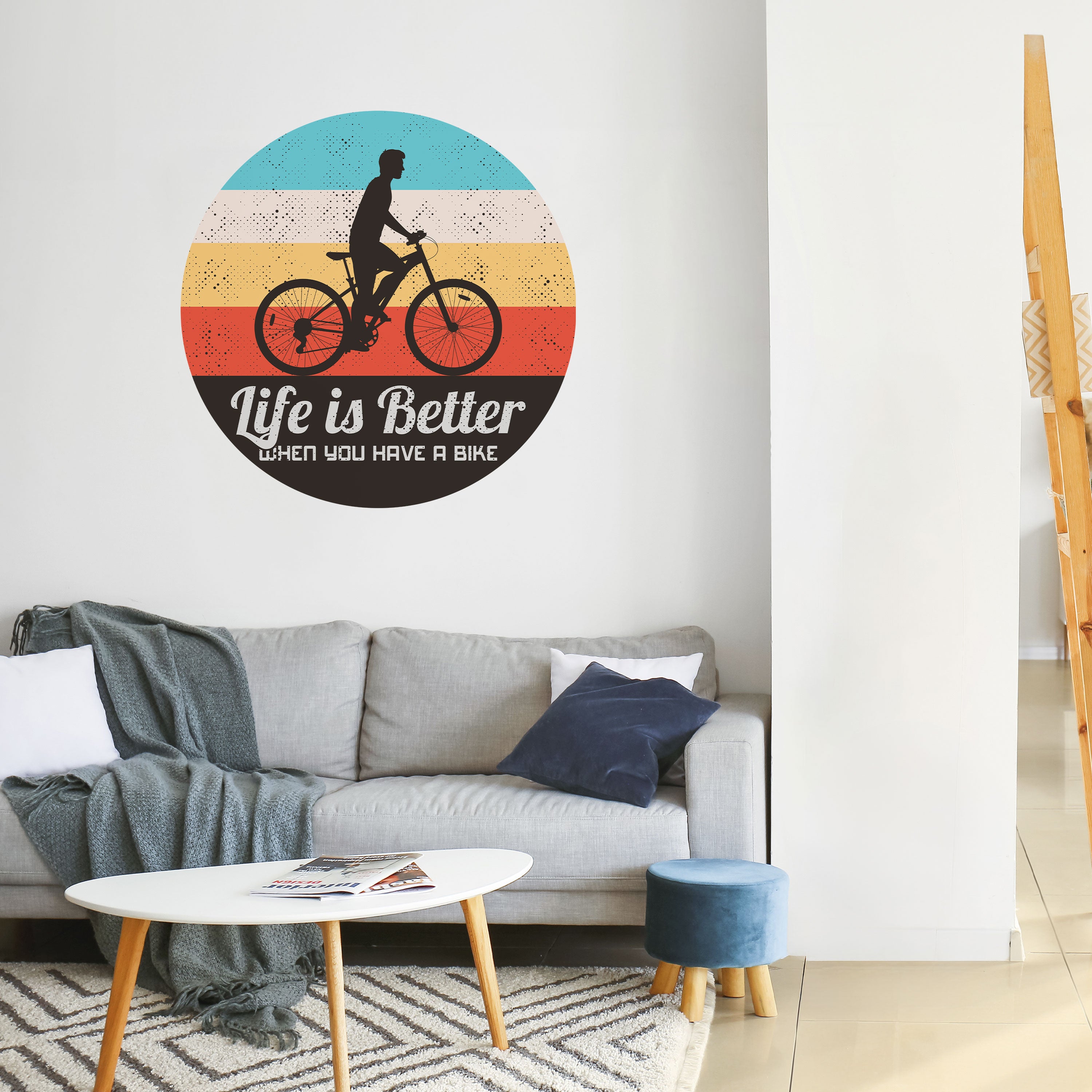 BETTER LIFE Naklejka okrągła