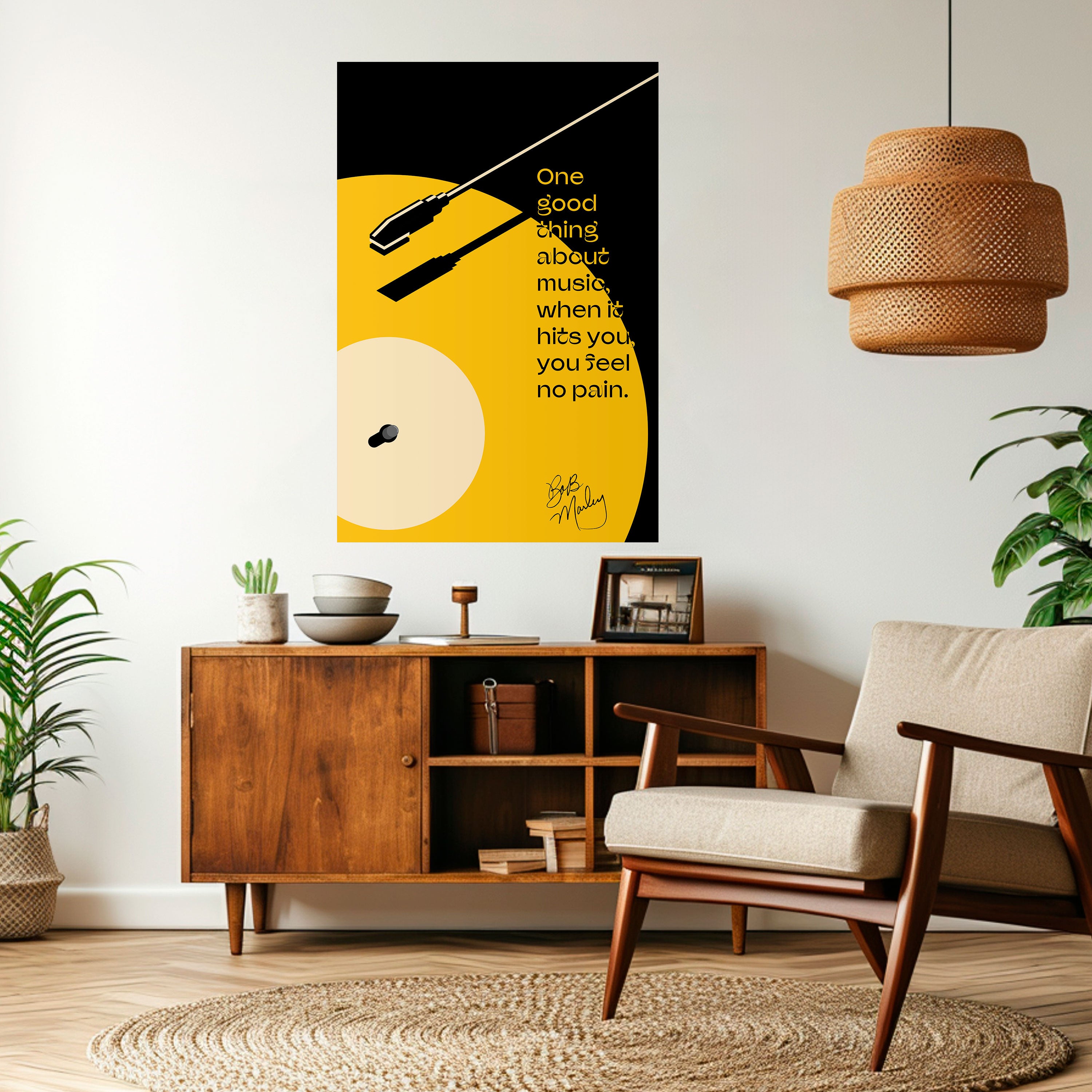 MUSIC - NO PAIN Naklejka/Plakat pionowy