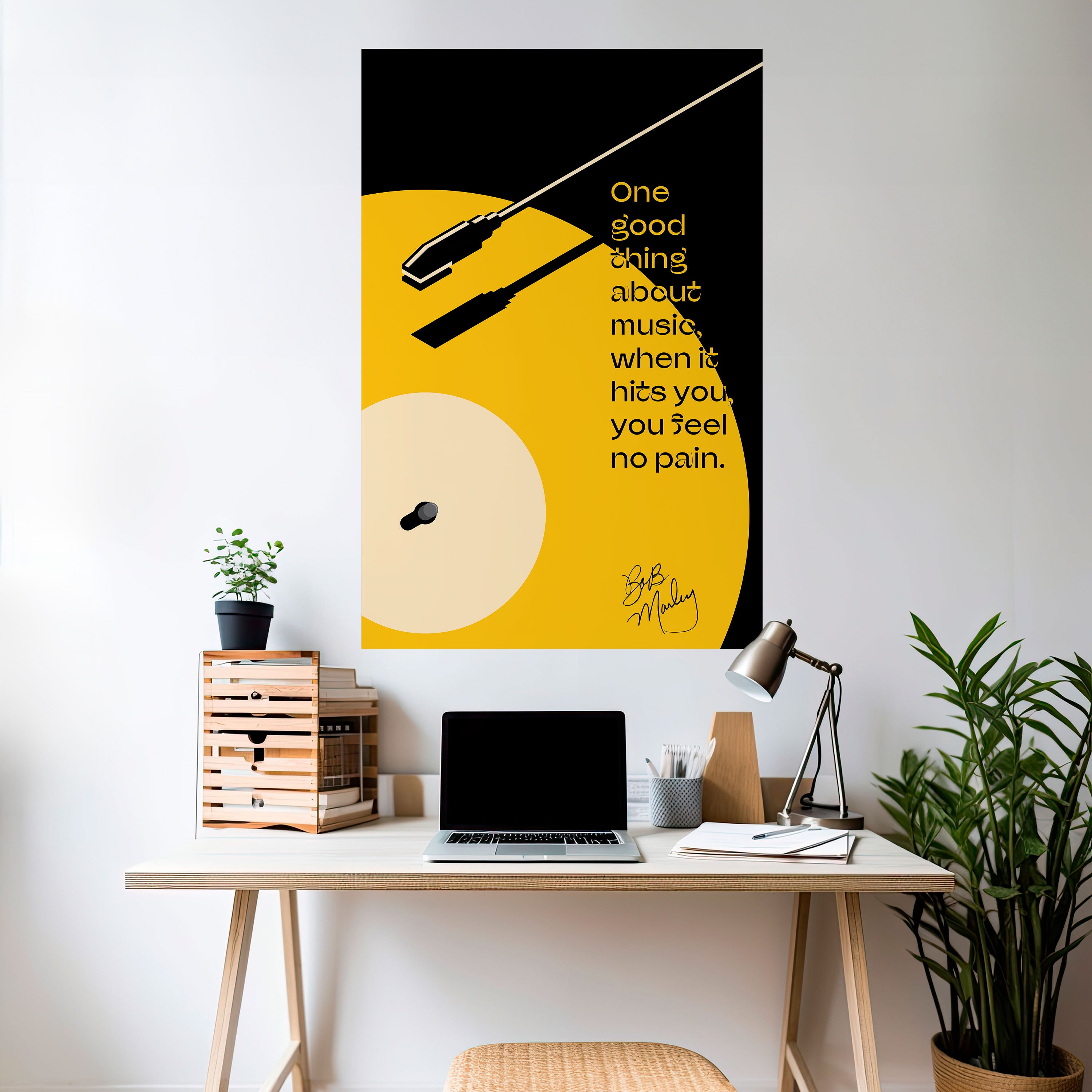 MUSIC - NO PAIN Naklejka/Plakat pionowy