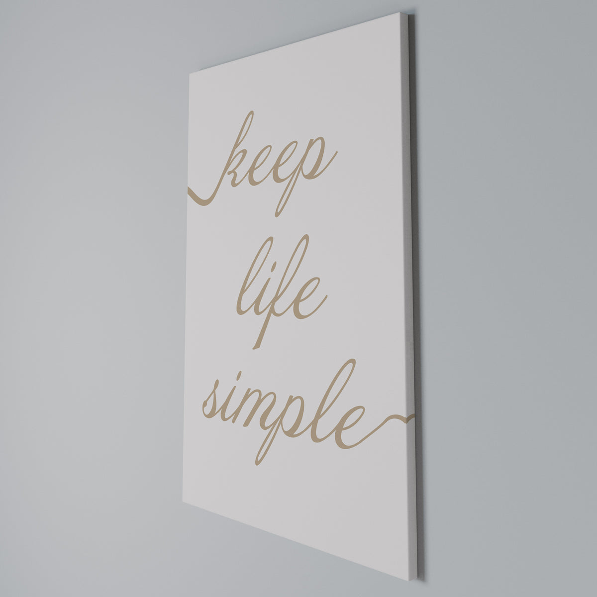MINIMALIST MANTRA Pionowy obraz na płótnie
