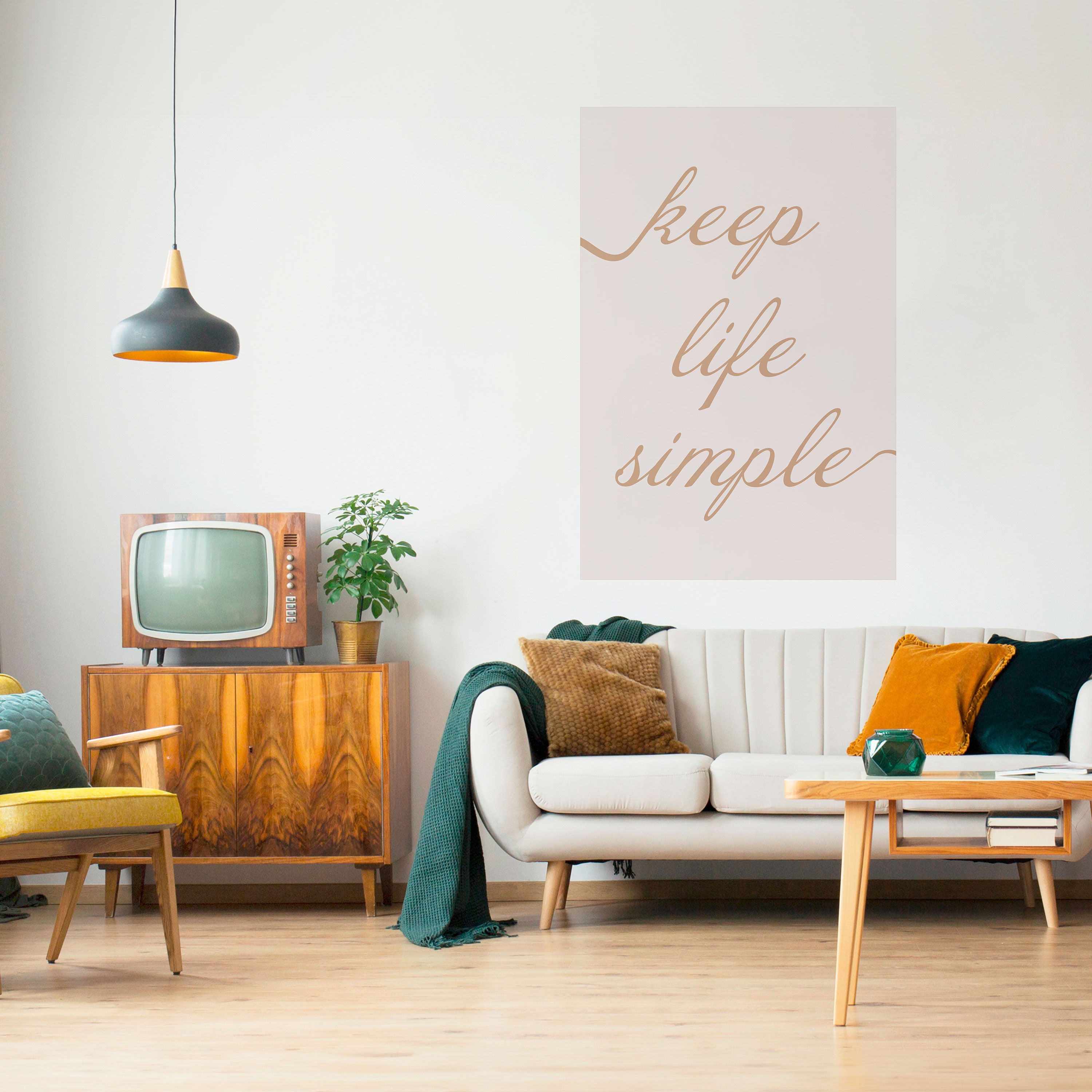 MINIMALIST MANTRA Naklejka/Plakat pionowy