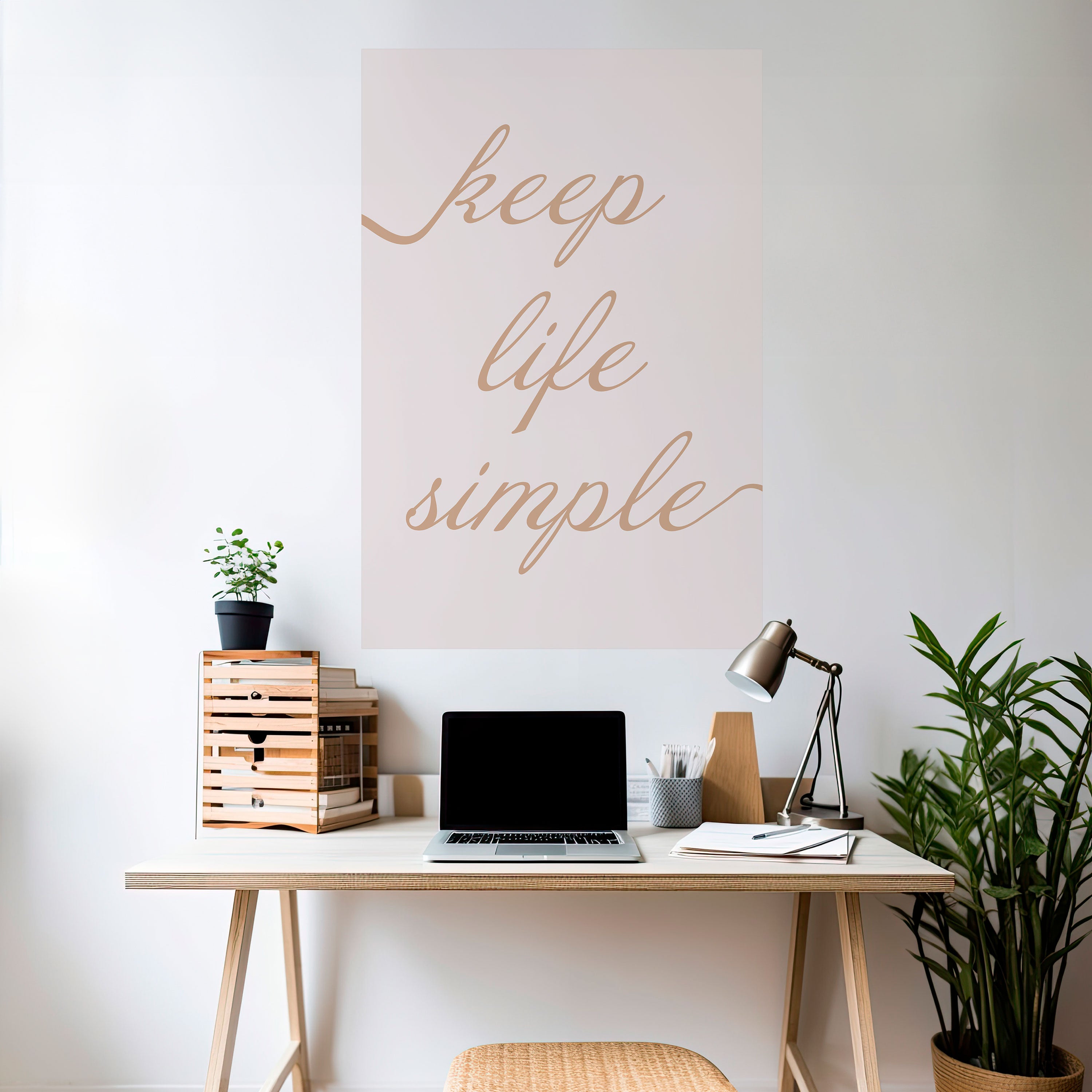 MINIMALIST MANTRA Naklejka/Plakat pionowy