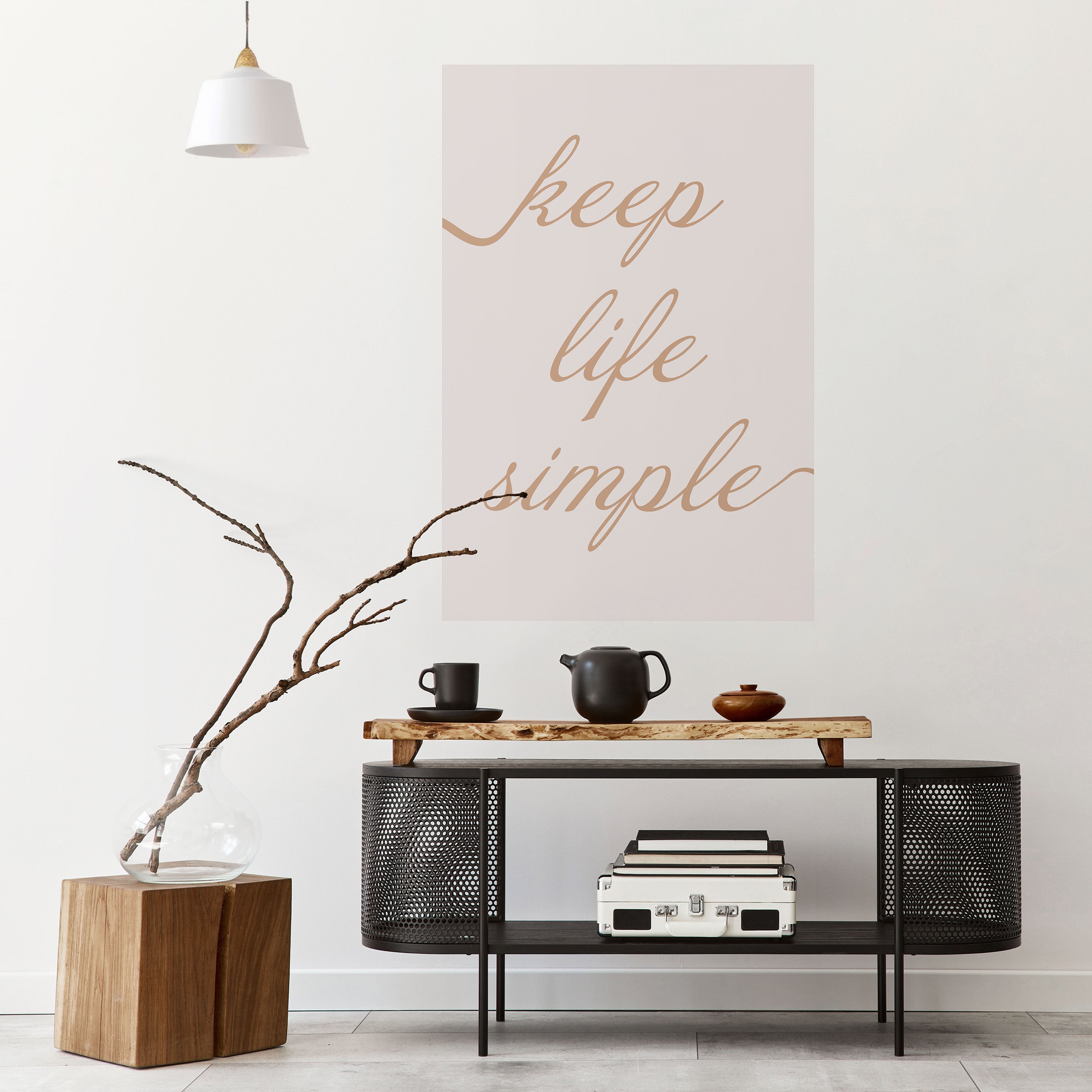 MINIMALIST MANTRA Naklejka/Plakat pionowy