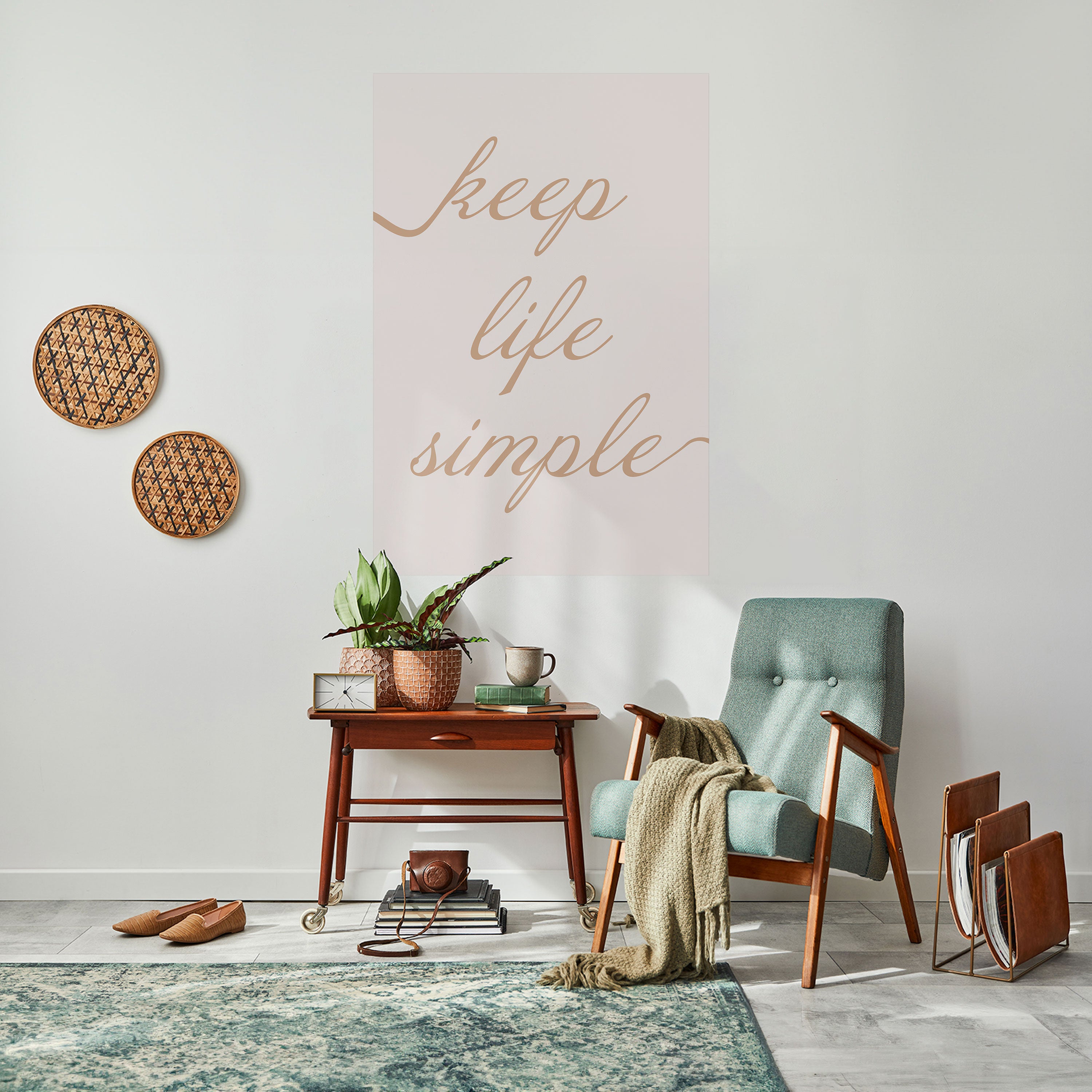 MINIMALIST MANTRA Naklejka/Plakat pionowy