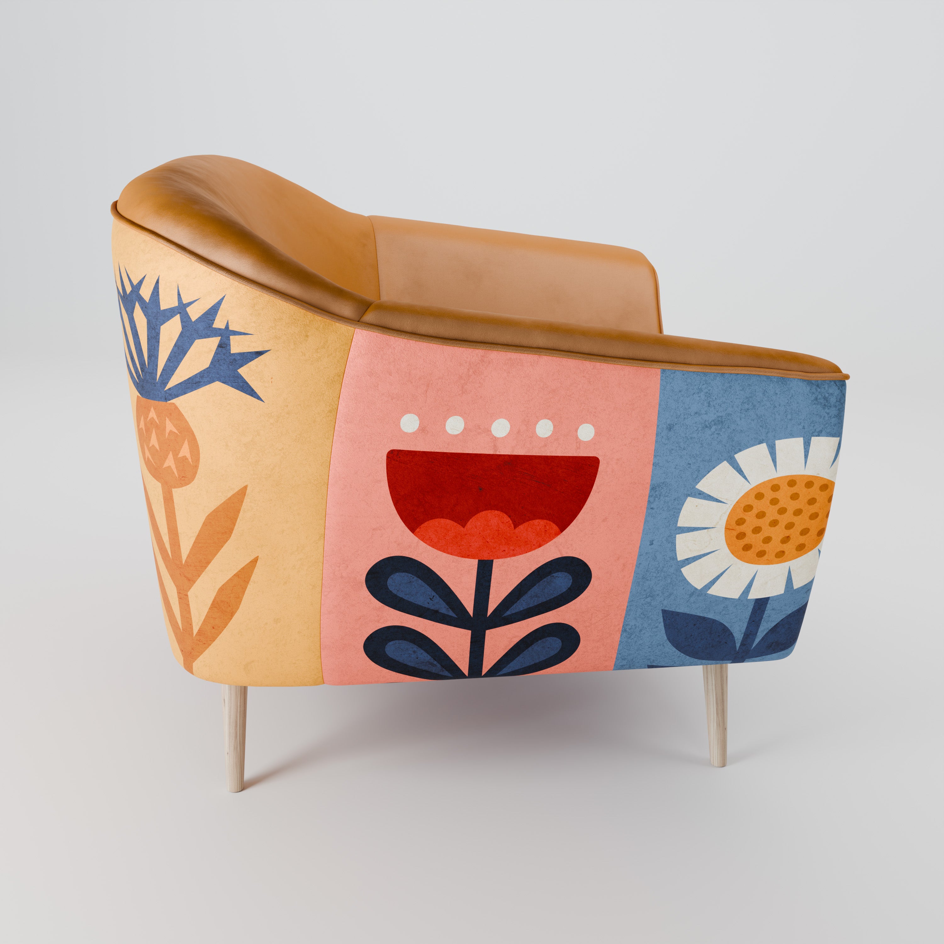 SCANDIC FLOWERET Fotel AURORA