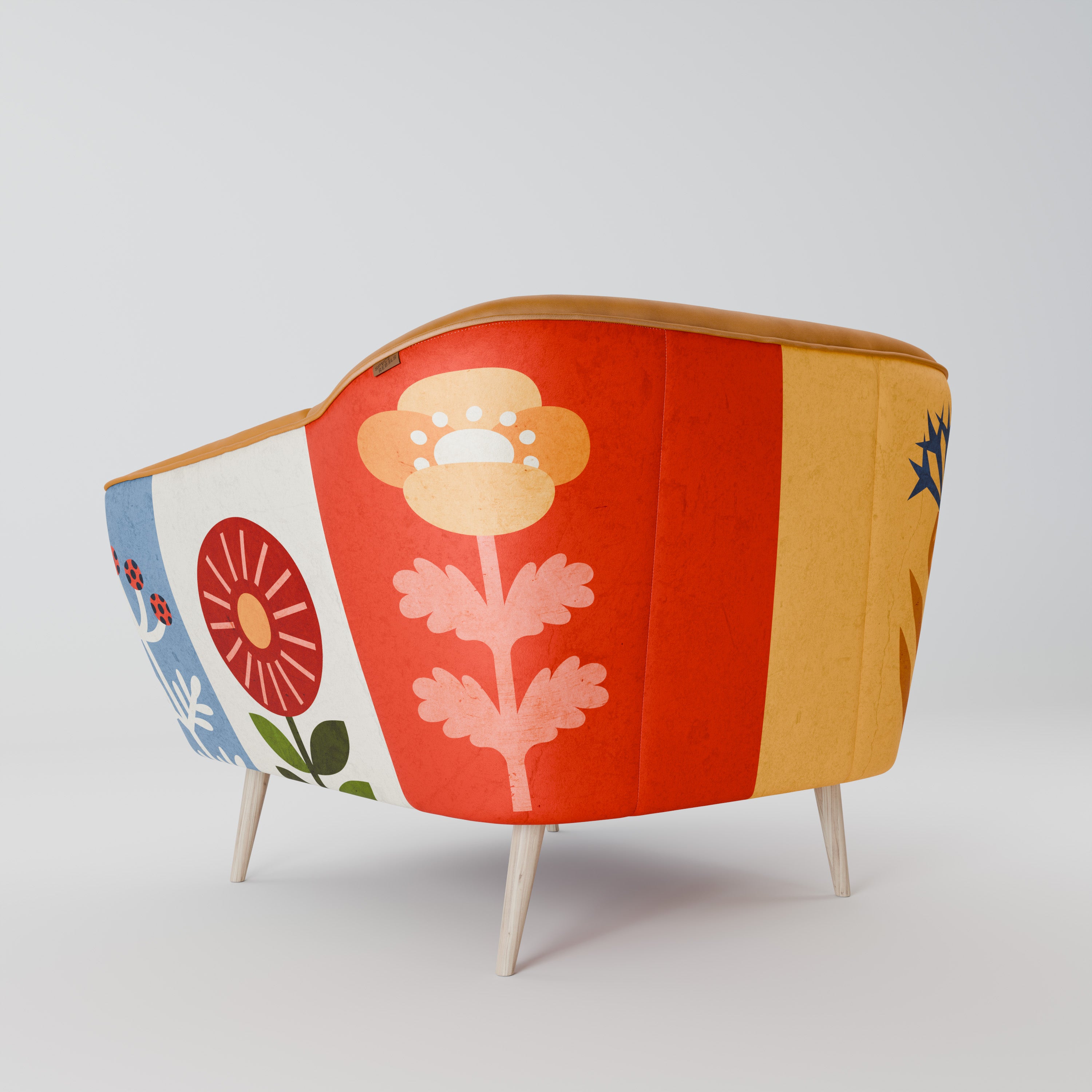 SCANDIC FLOWERET Fotel AURORA