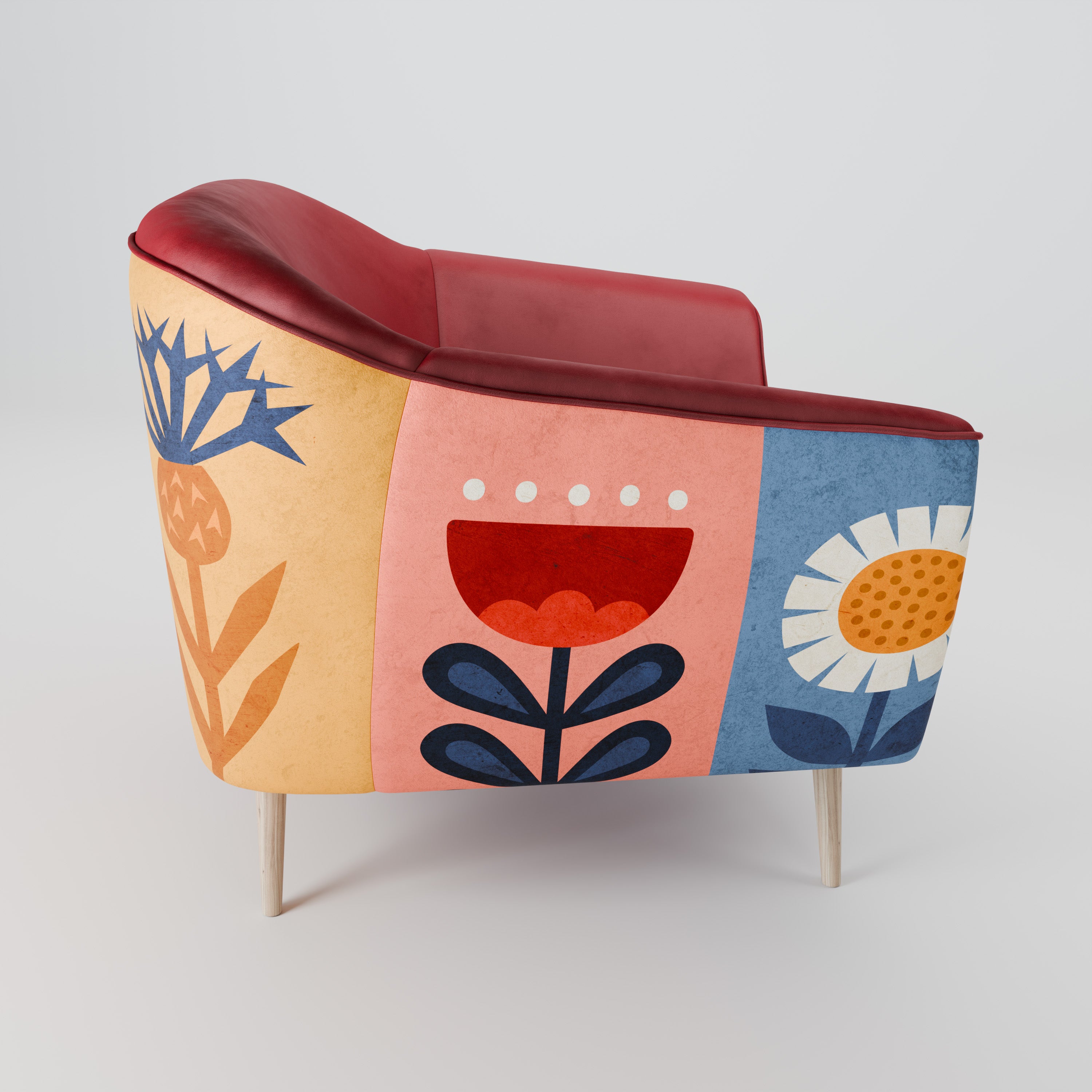 SCANDIC FLOWERET Fotel AURORA