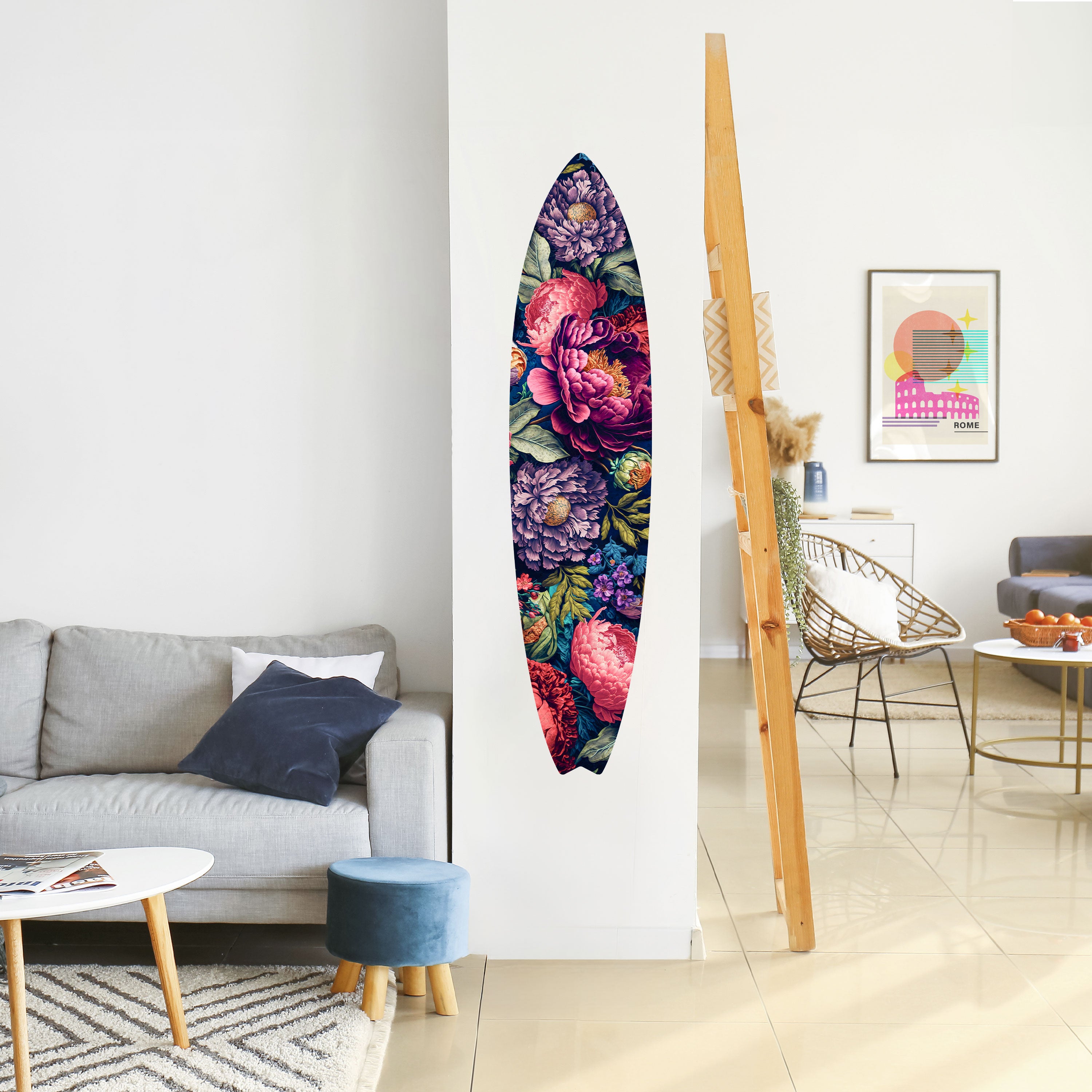 BLOOMING ELEGANCE Naklejka - deska surfingowa