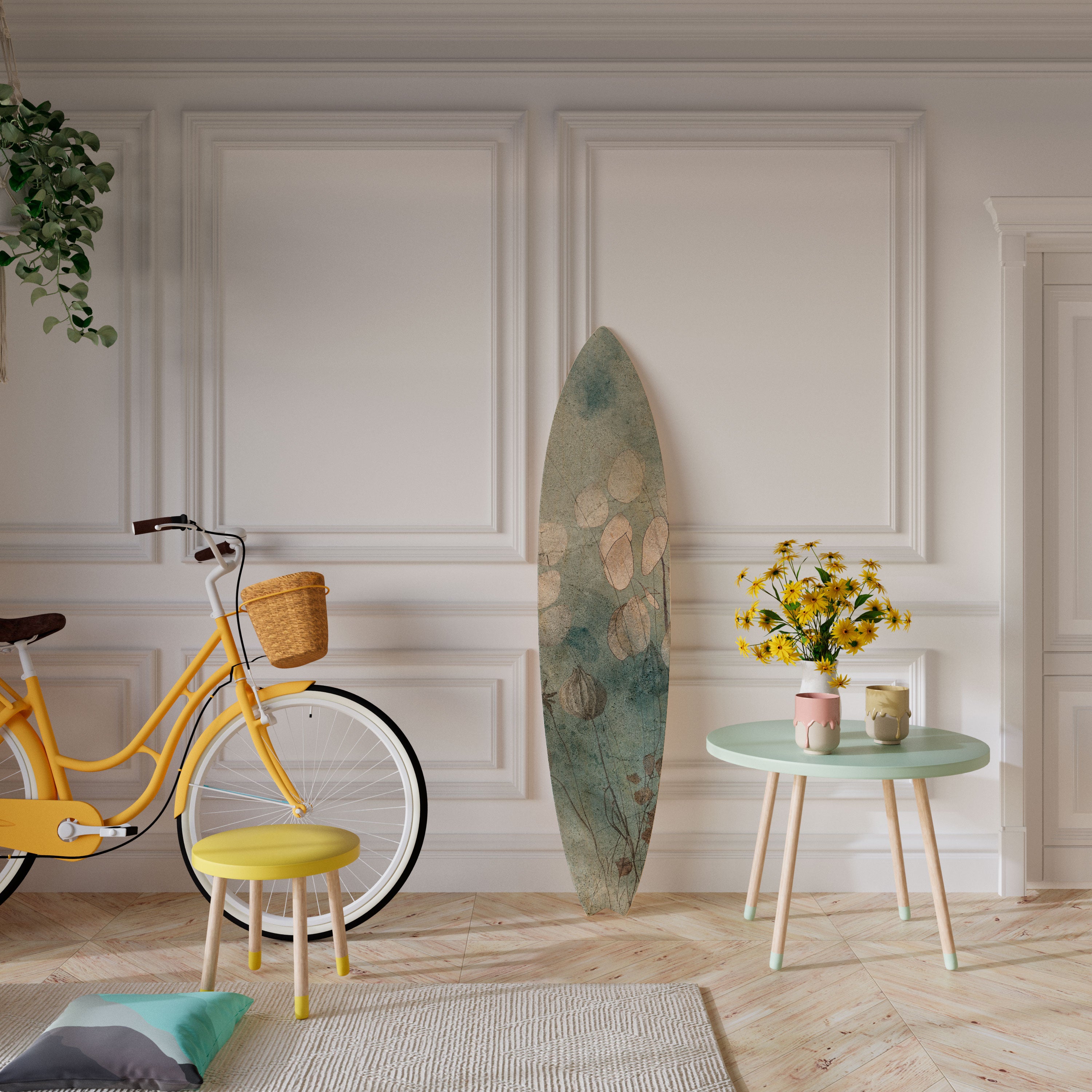 NIGHT LADY Dekoracyjna deska surfingowa