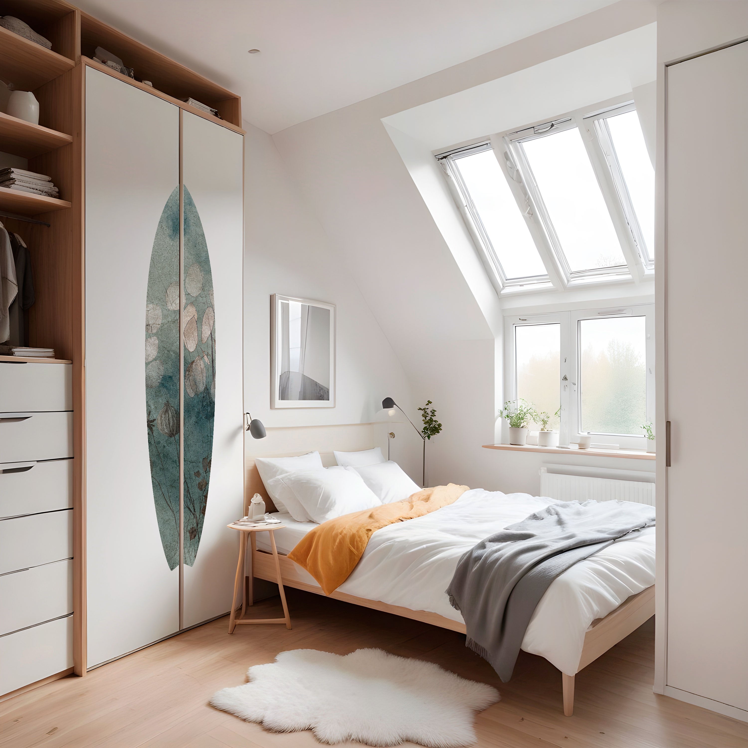 NIGHT LADY Naklejka - deska surfingowa