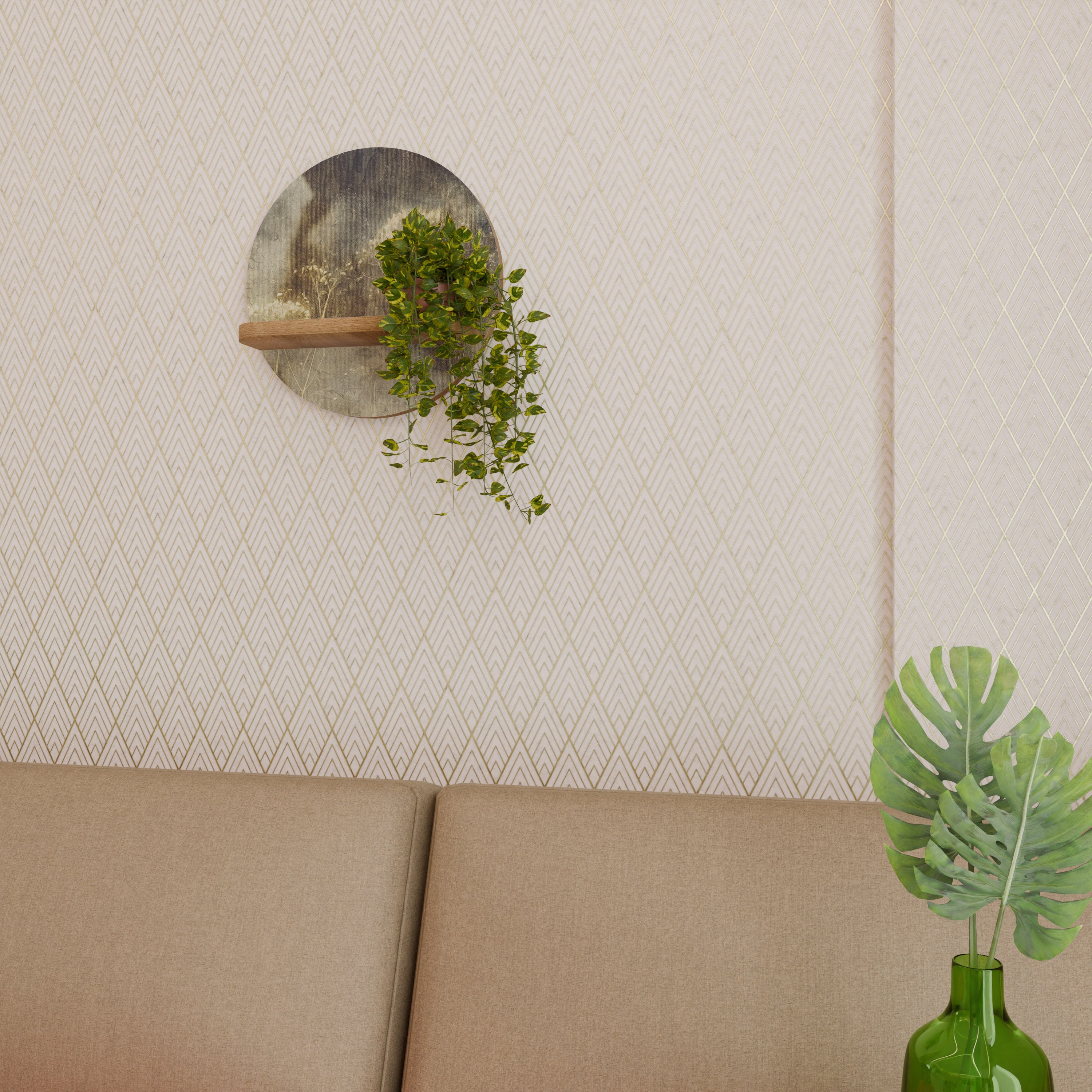 GENTLE POWER Półka okrągła