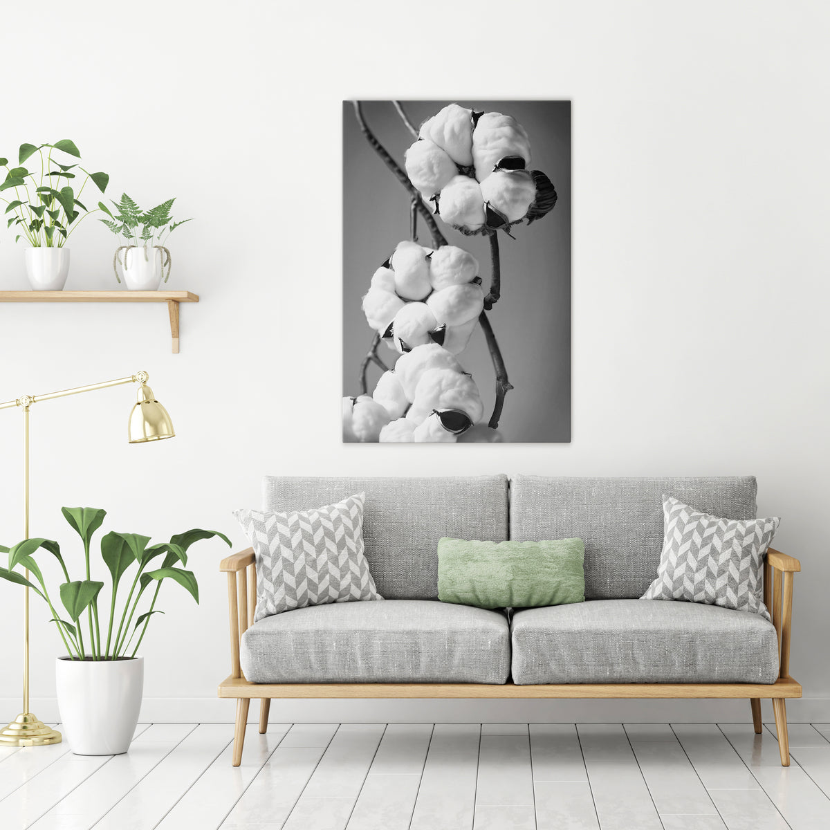 COTTON DREAMSCAPE Pionowy obraz na płótnie