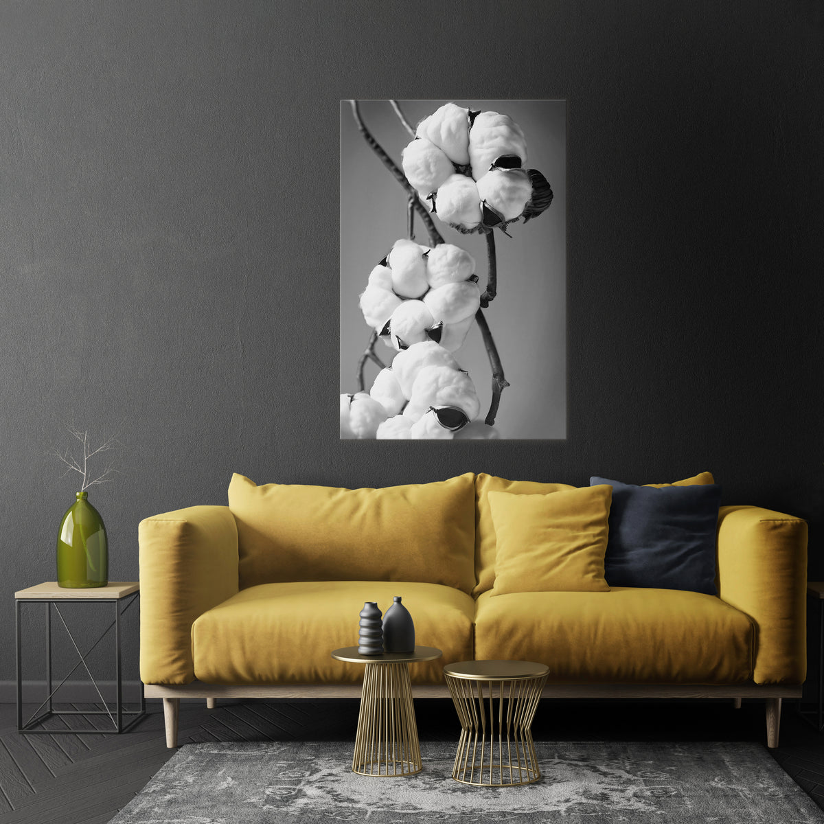 COTTON DREAMSCAPE Pionowy obraz na płótnie