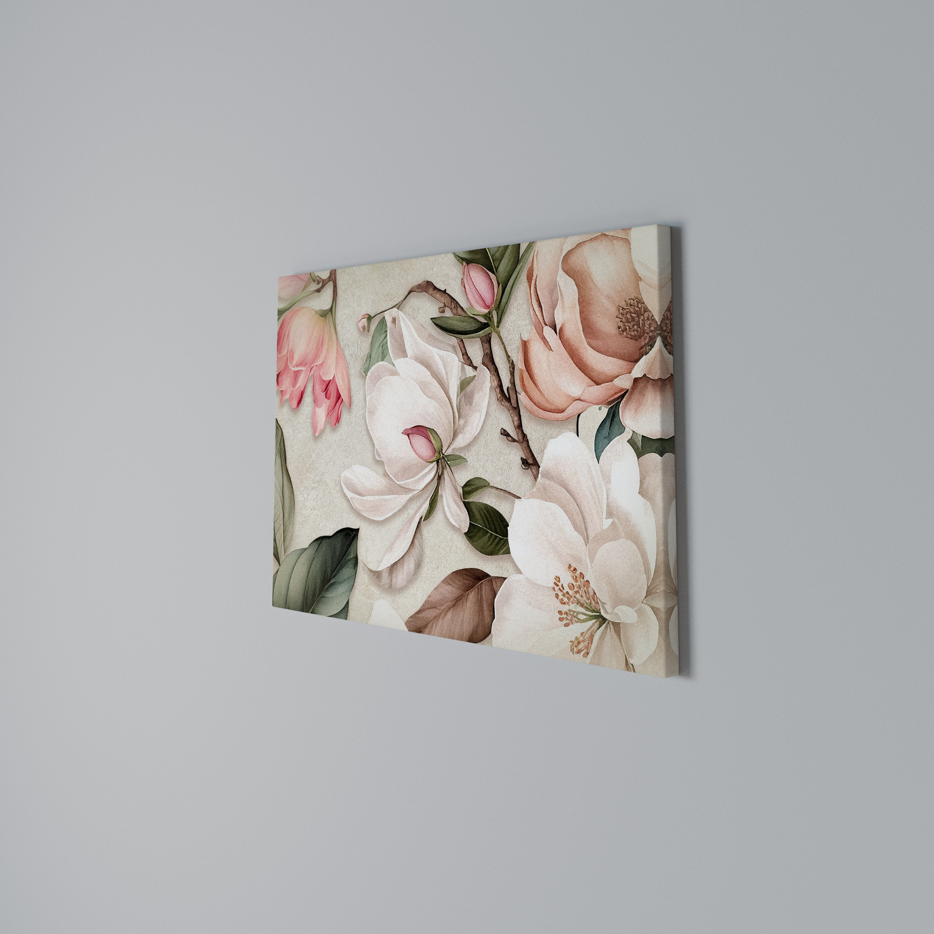 FLORAL GRACE Poziomy obraz na płótnie