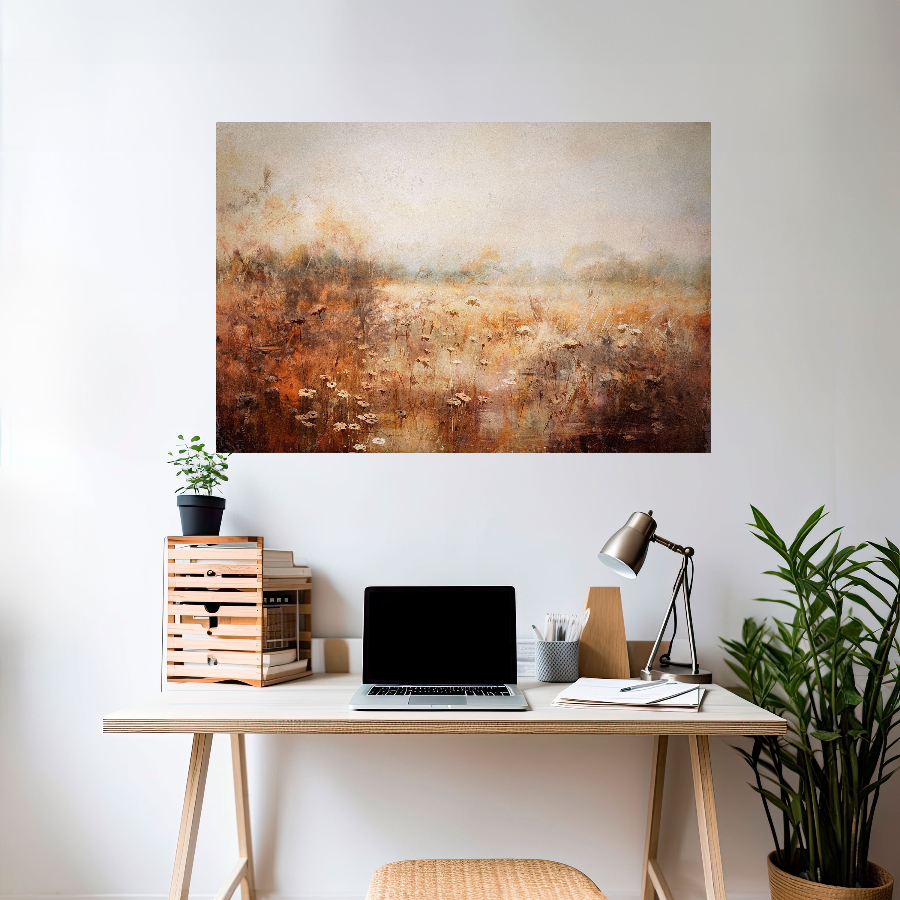 TRANQUIL FIELD Naklejka/Plakat poziomy