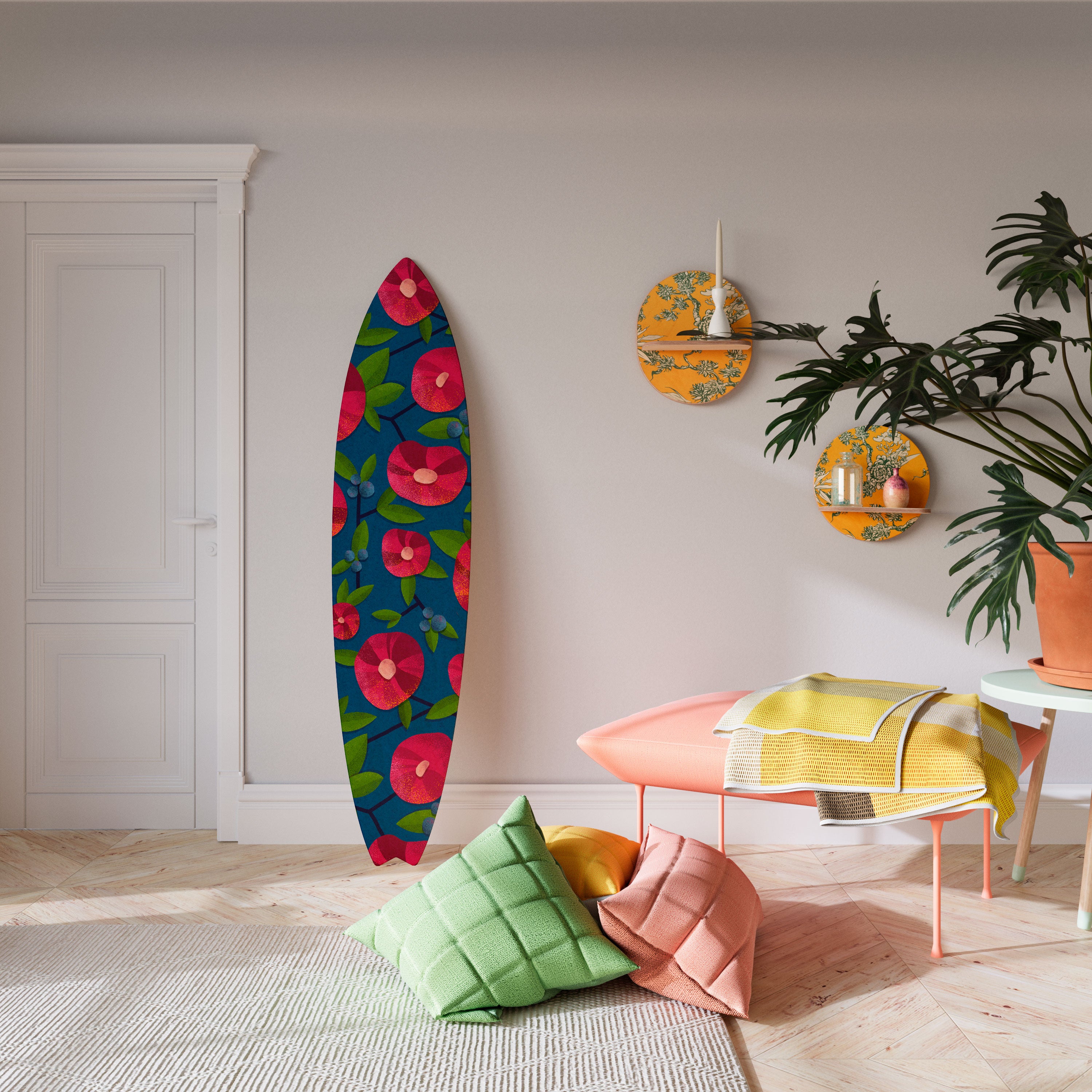SPRING THOUGHTS Dekoracyjna deska surfingowa