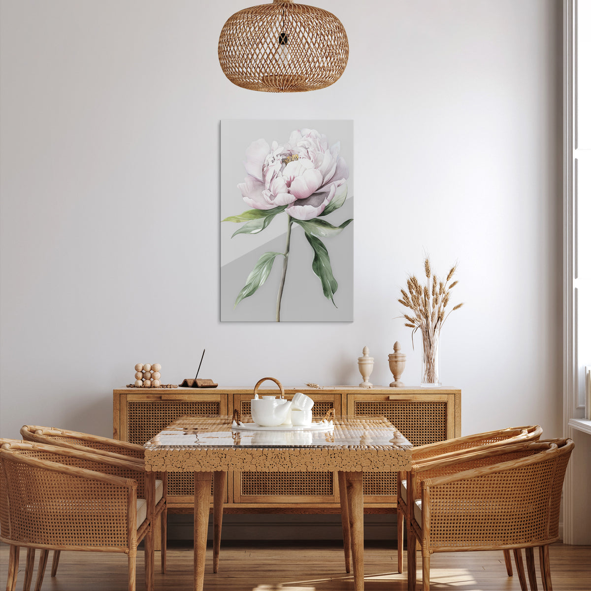 EVOCATIVE FLORAL FANTASY Pionowy obraz na płótnie