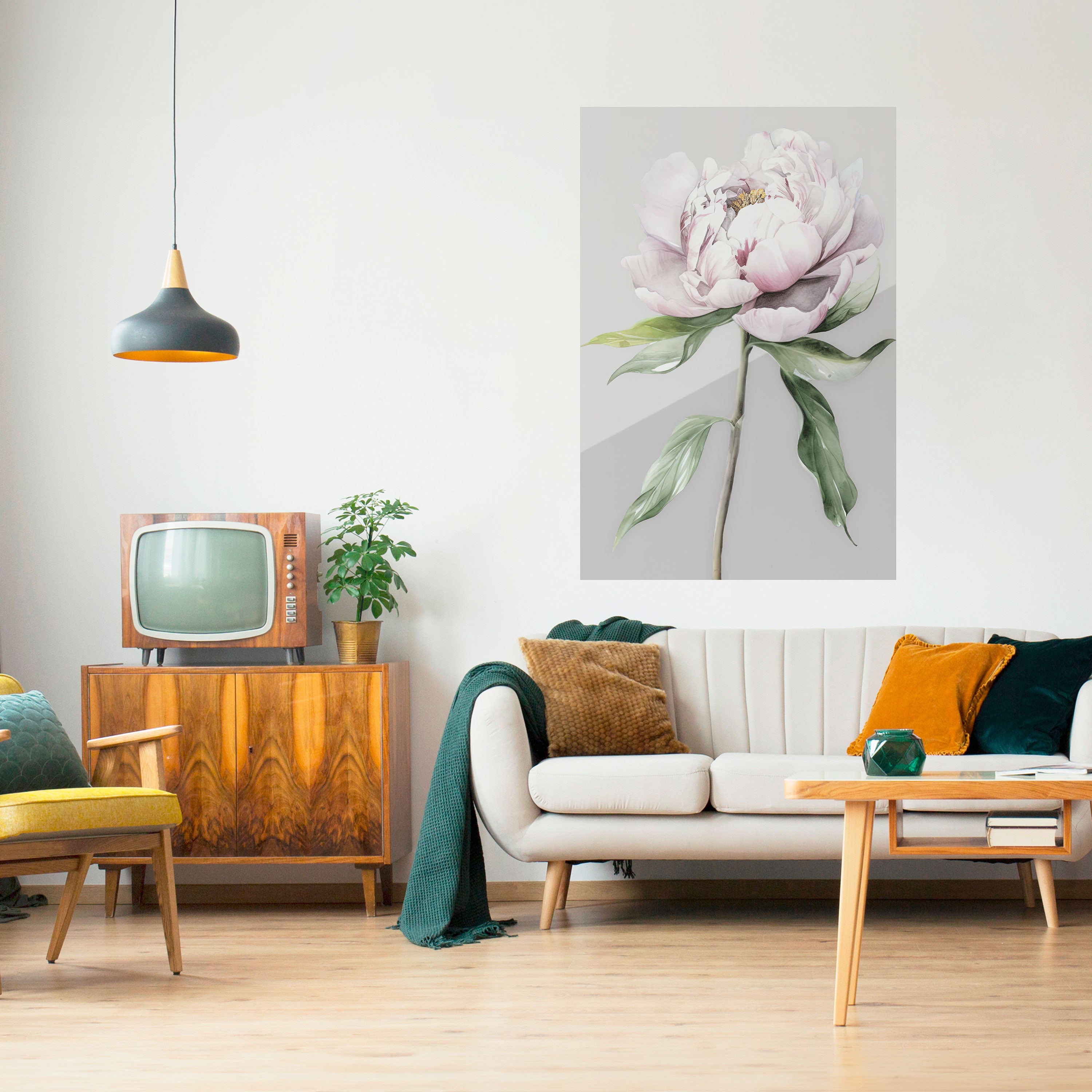 EVOCATIVE FLORAL FANTASY Naklejka/Plakat pionowy