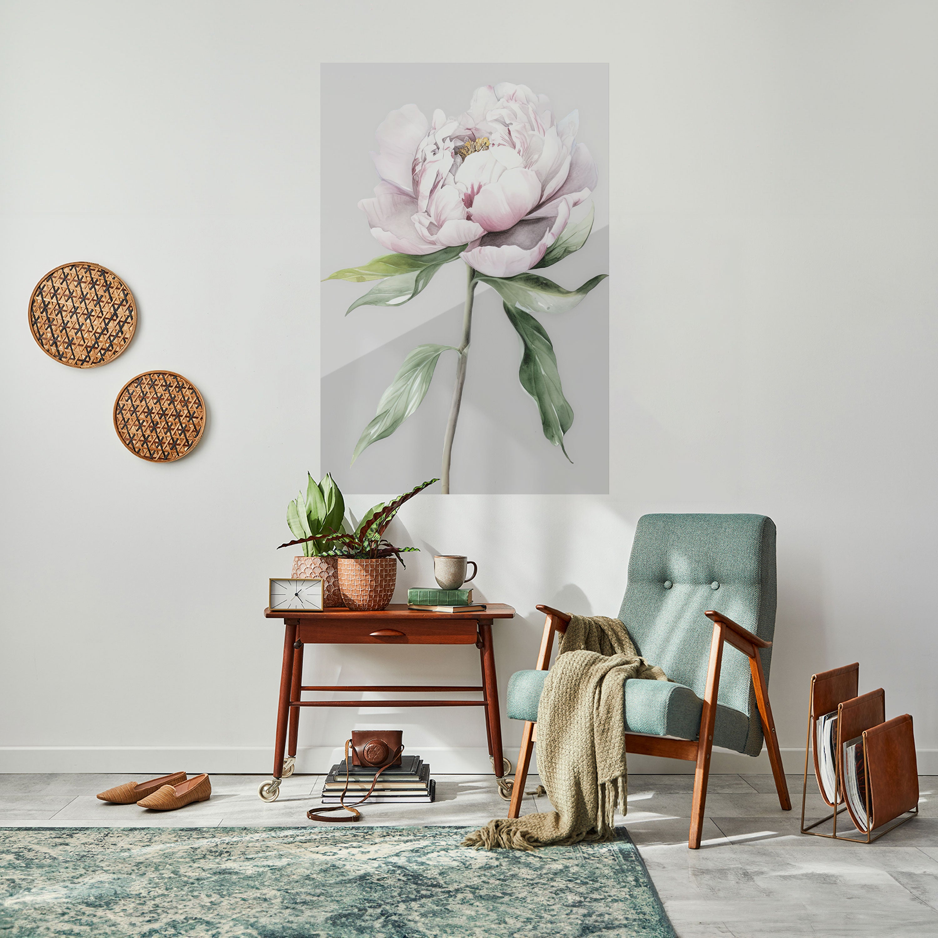 EVOCATIVE FLORAL FANTASY Naklejka/Plakat pionowy