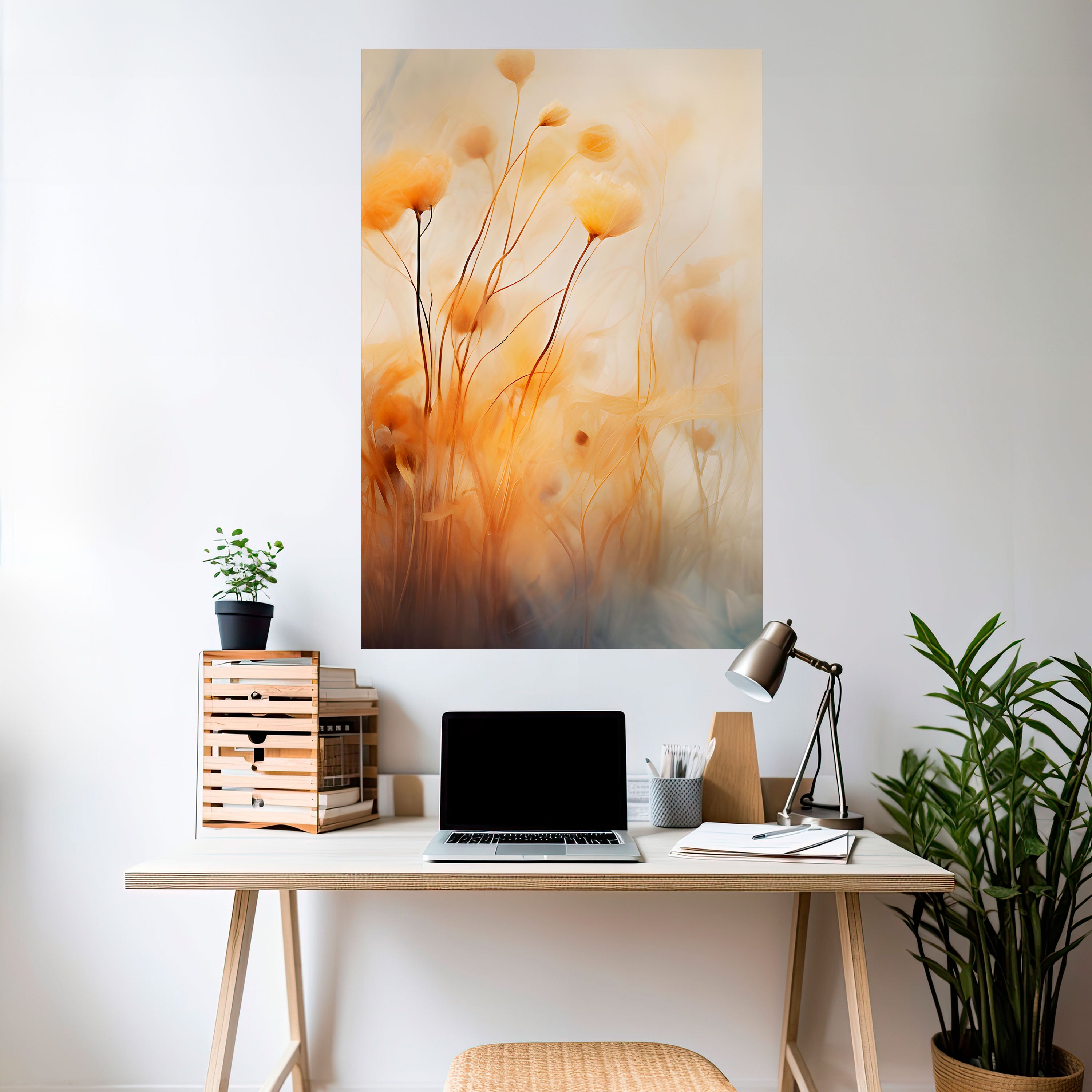 GOLDEN HUE EMBRACE Naklejka/Plakat pionowy