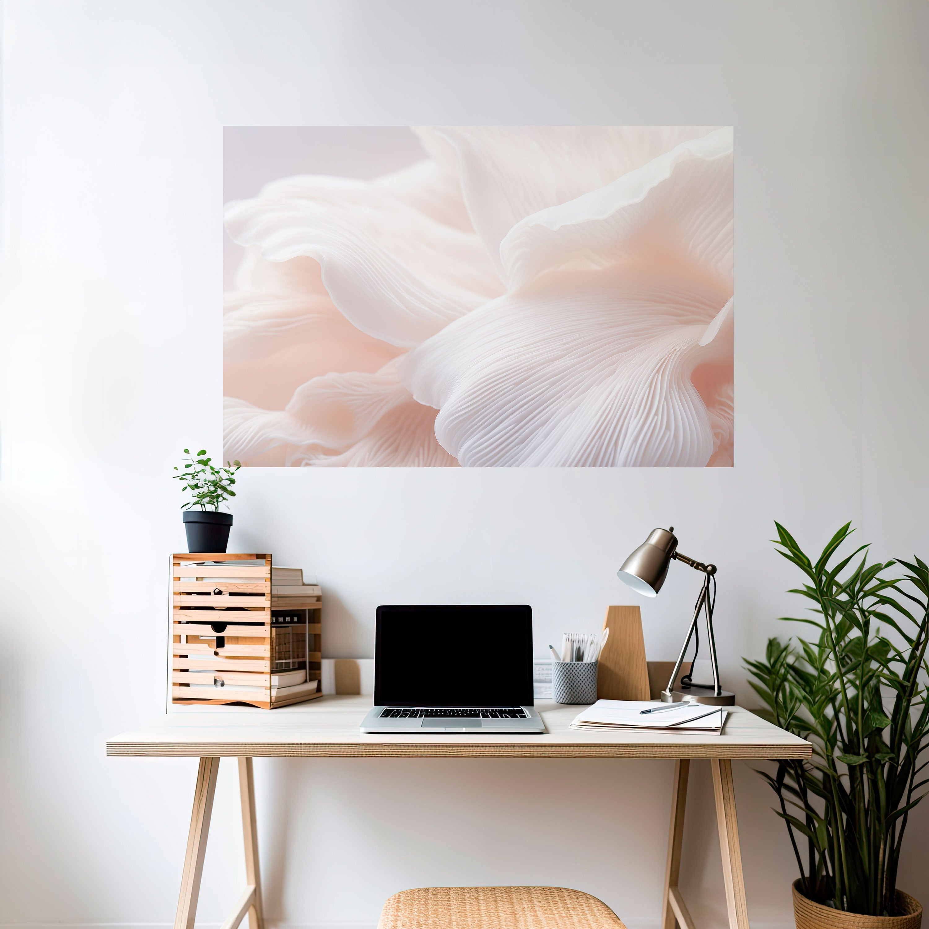 DELICATE PINK HARMONY Naklejka/Plakat poziomy