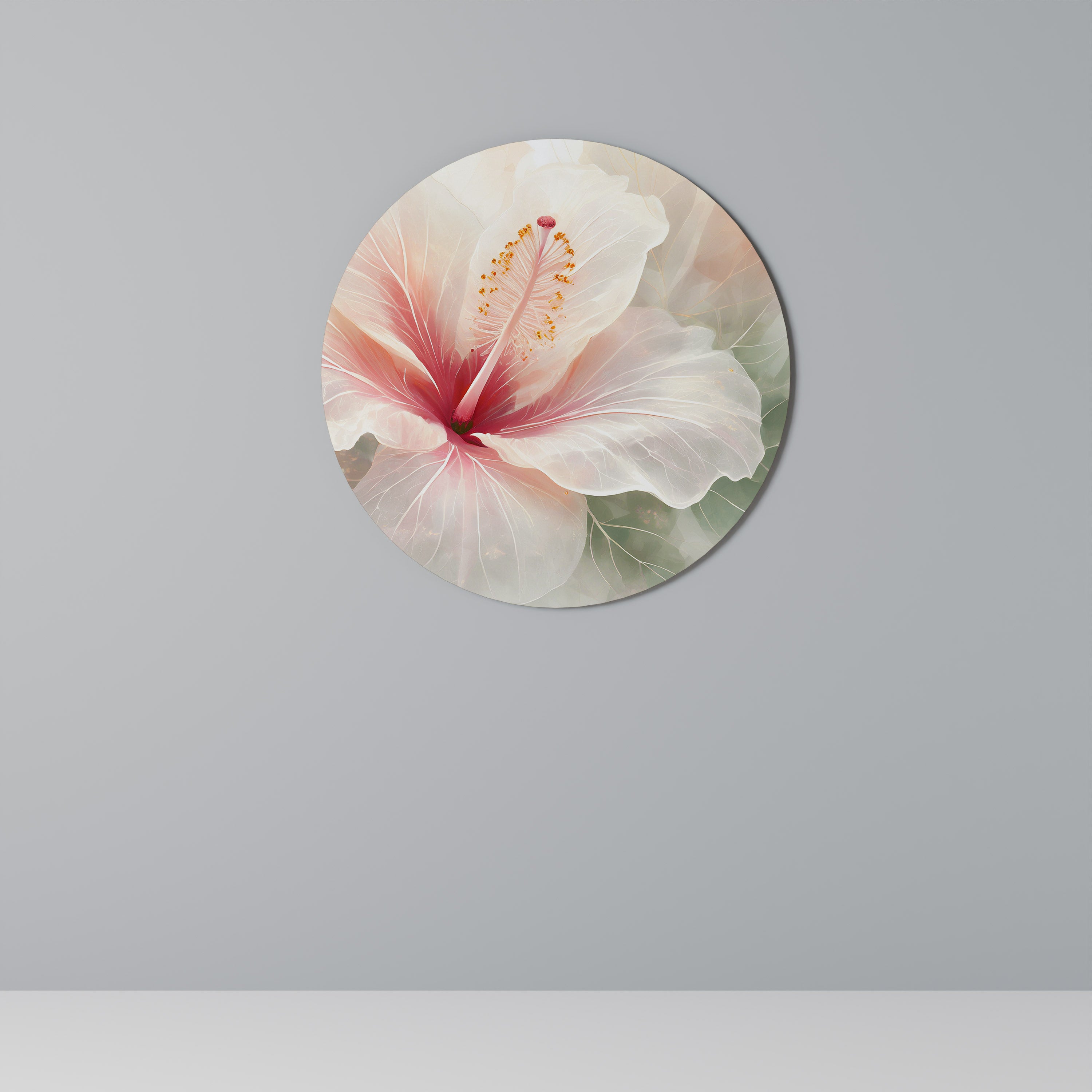 GOSSAMER FLORAL DREAM Obraz okrągły