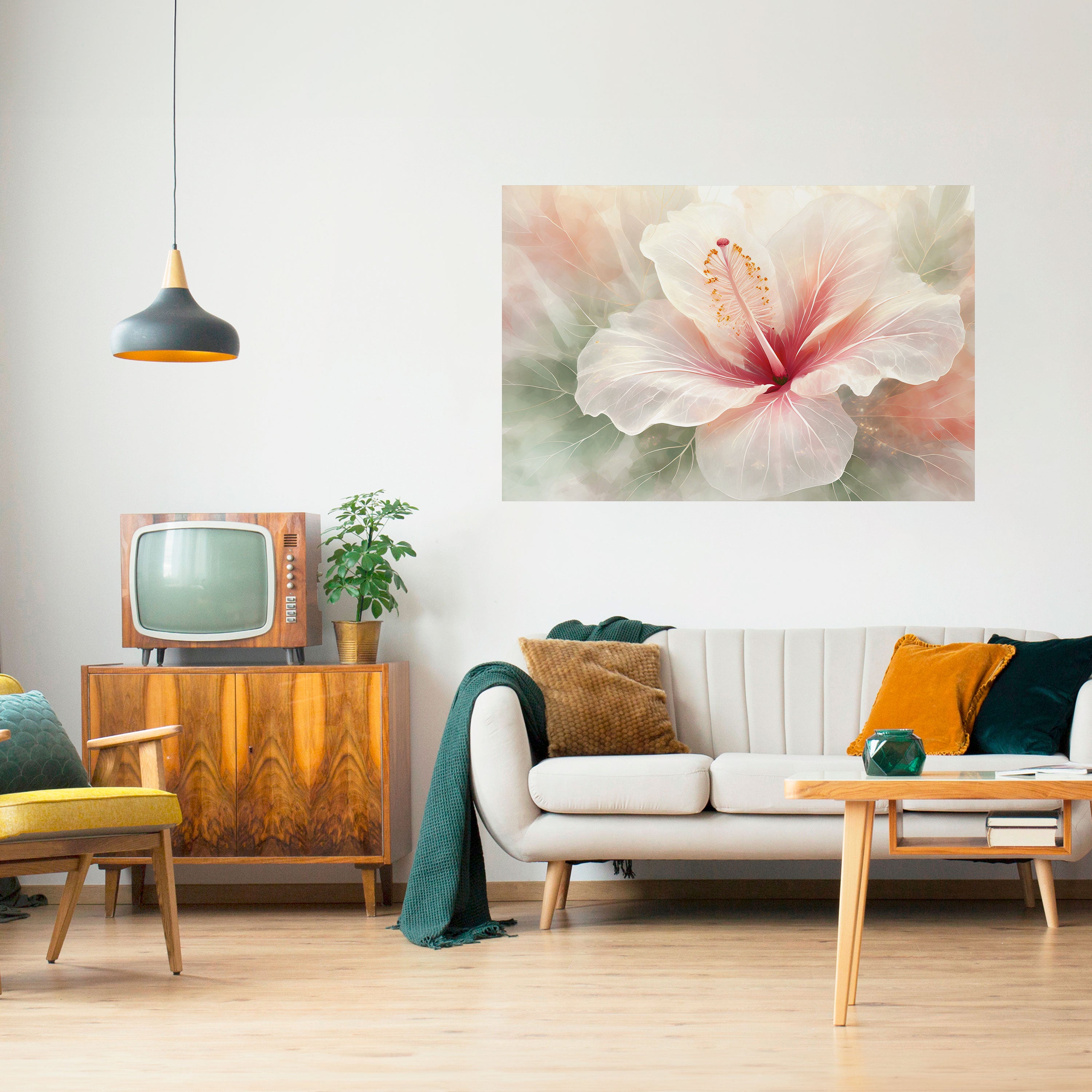 GOSSAMER FLORAL DREAM Naklejka/Plakat poziomy