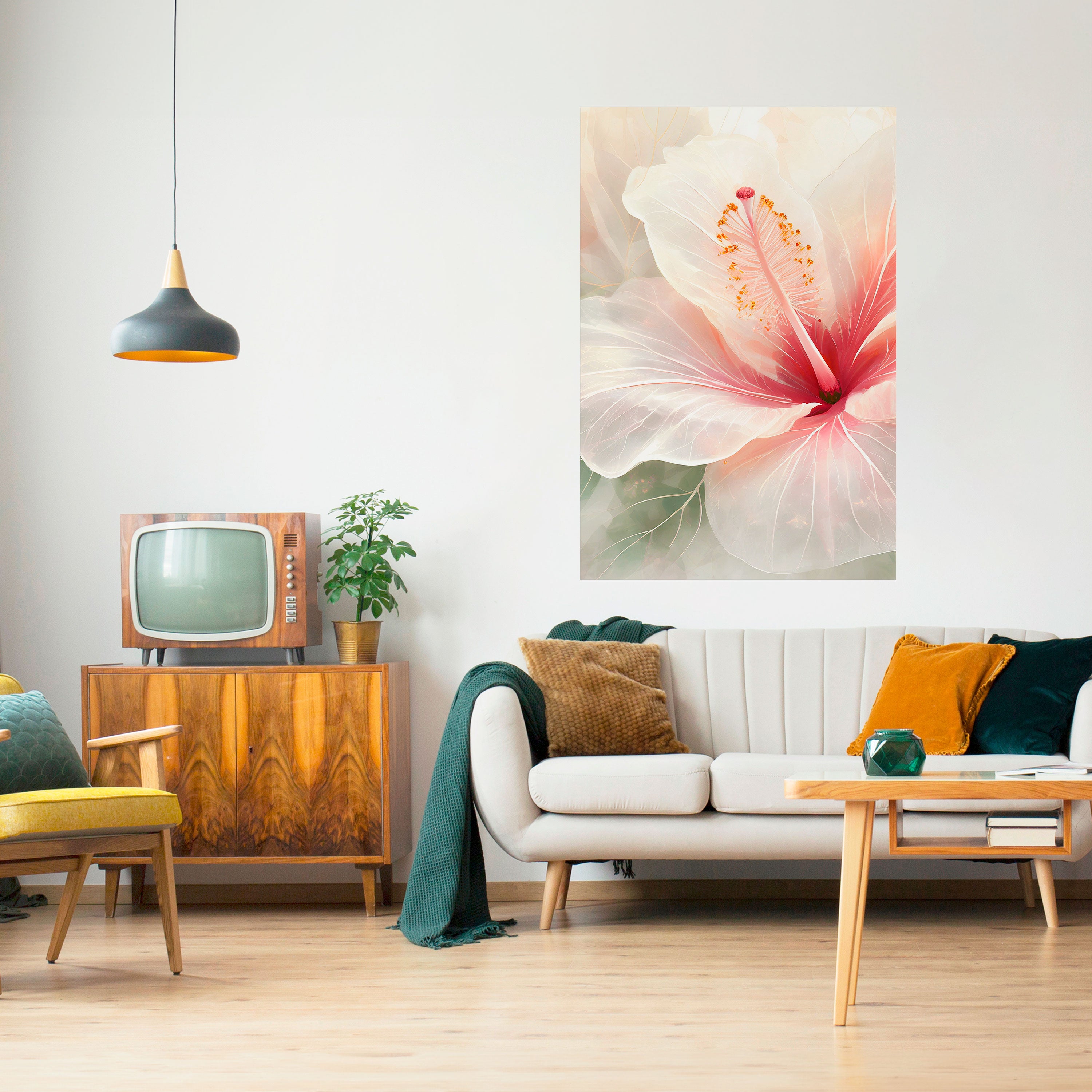 GOSSAMER FLORAL DREAM Naklejka/Plakat pionowy