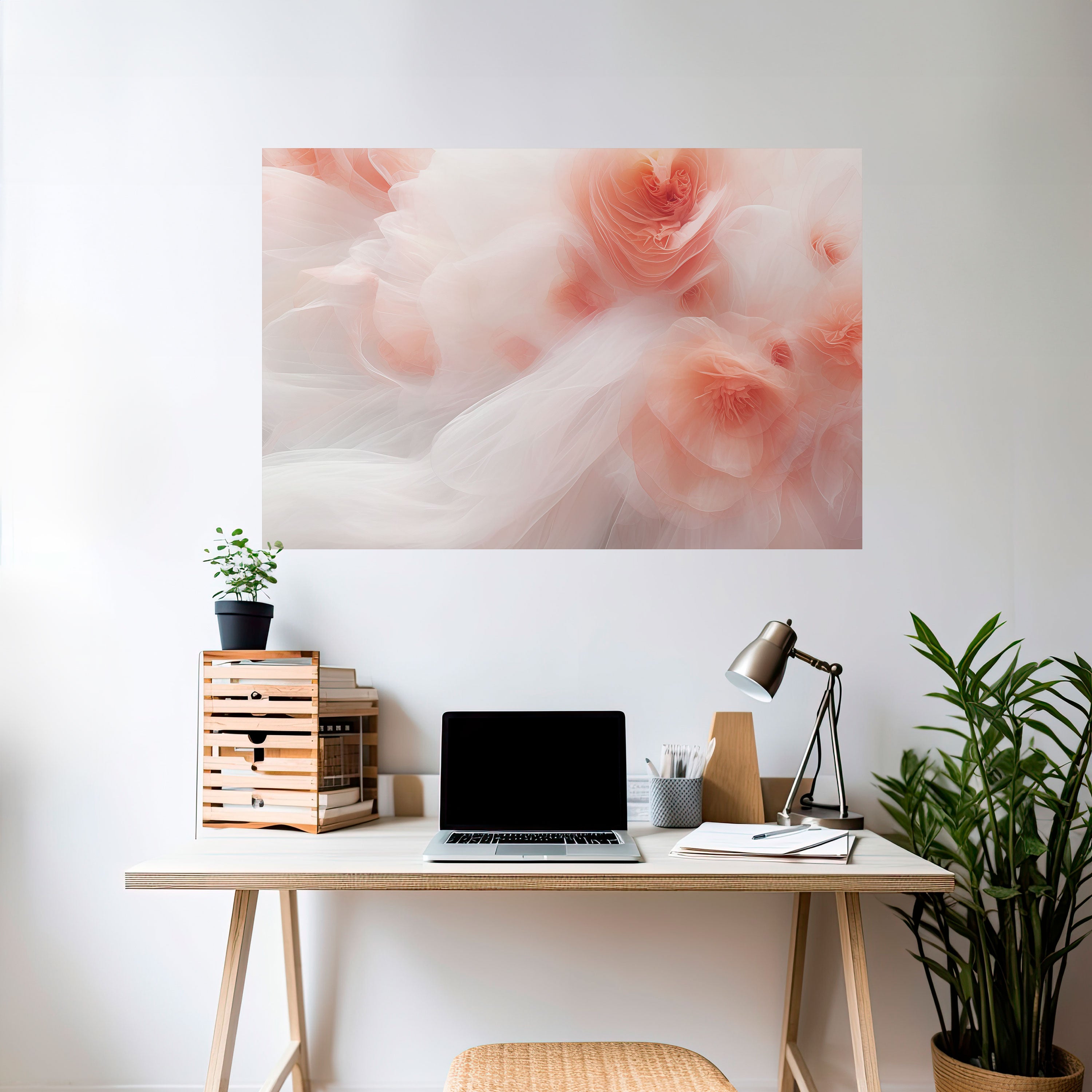 TENDER BLOSSOM VEIL Naklejka/Plakat poziomy
