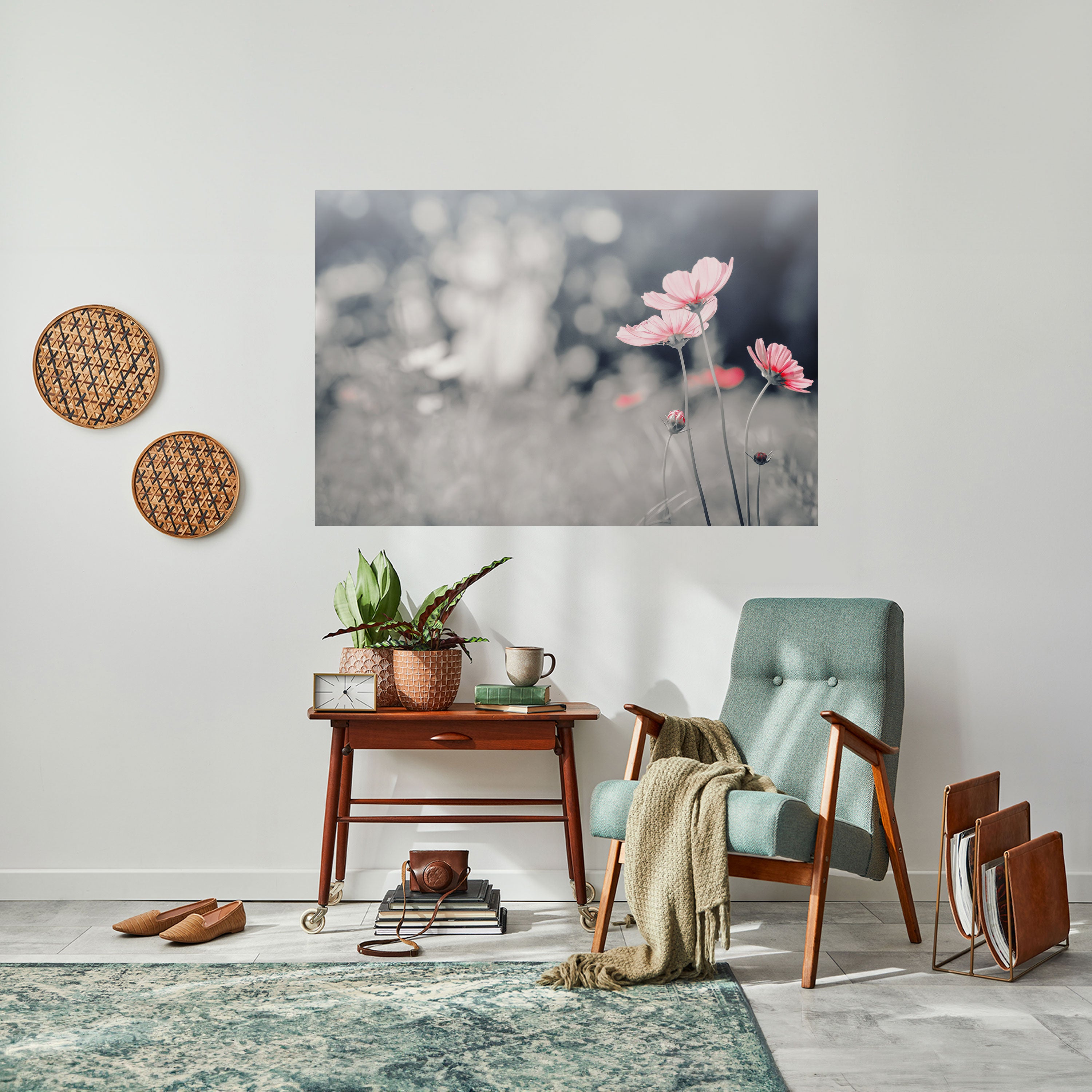 SUBTLE PETAL DANCE Naklejka/Plakat poziomy