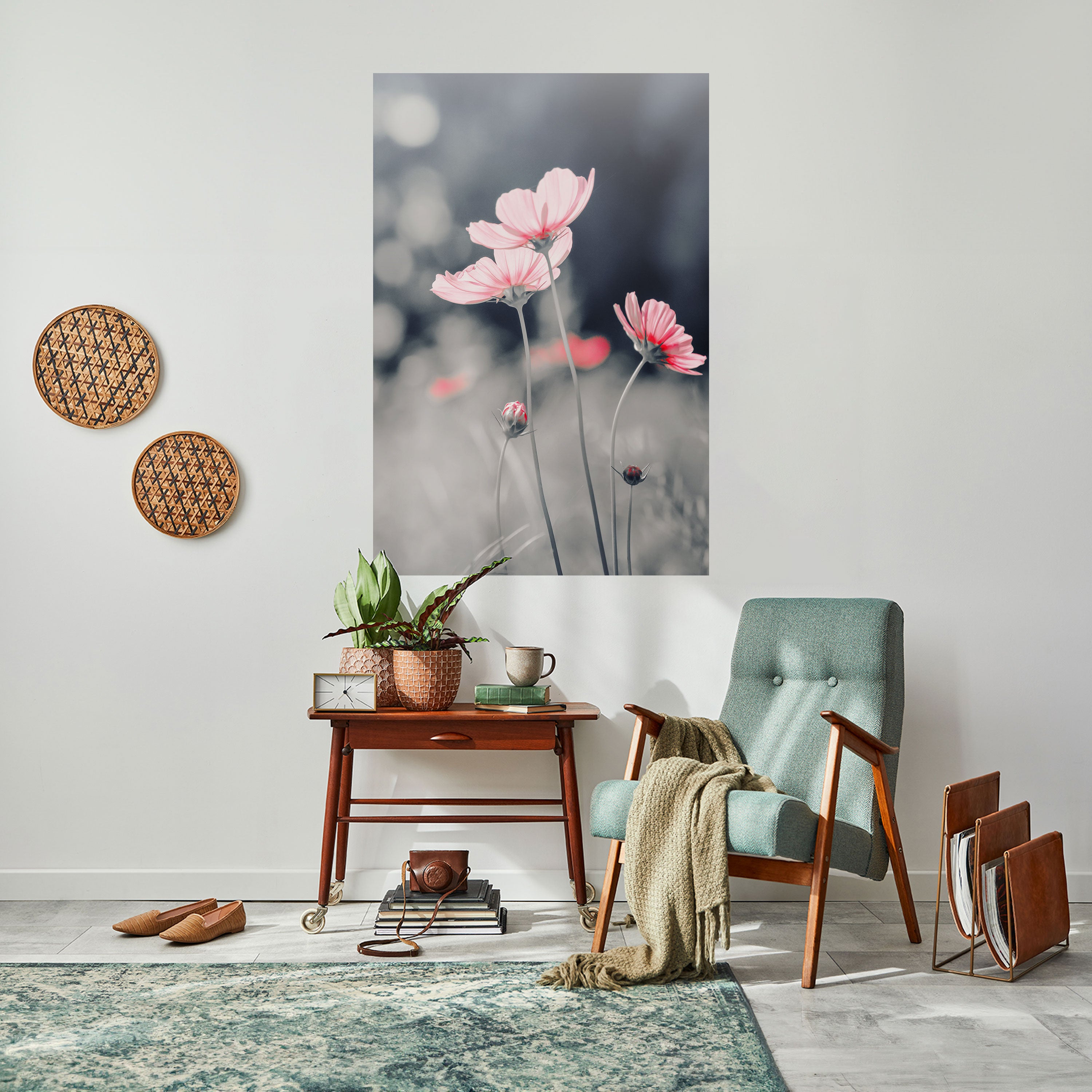SUBTLE PETAL DANCE Naklejka/Plakat pionowy