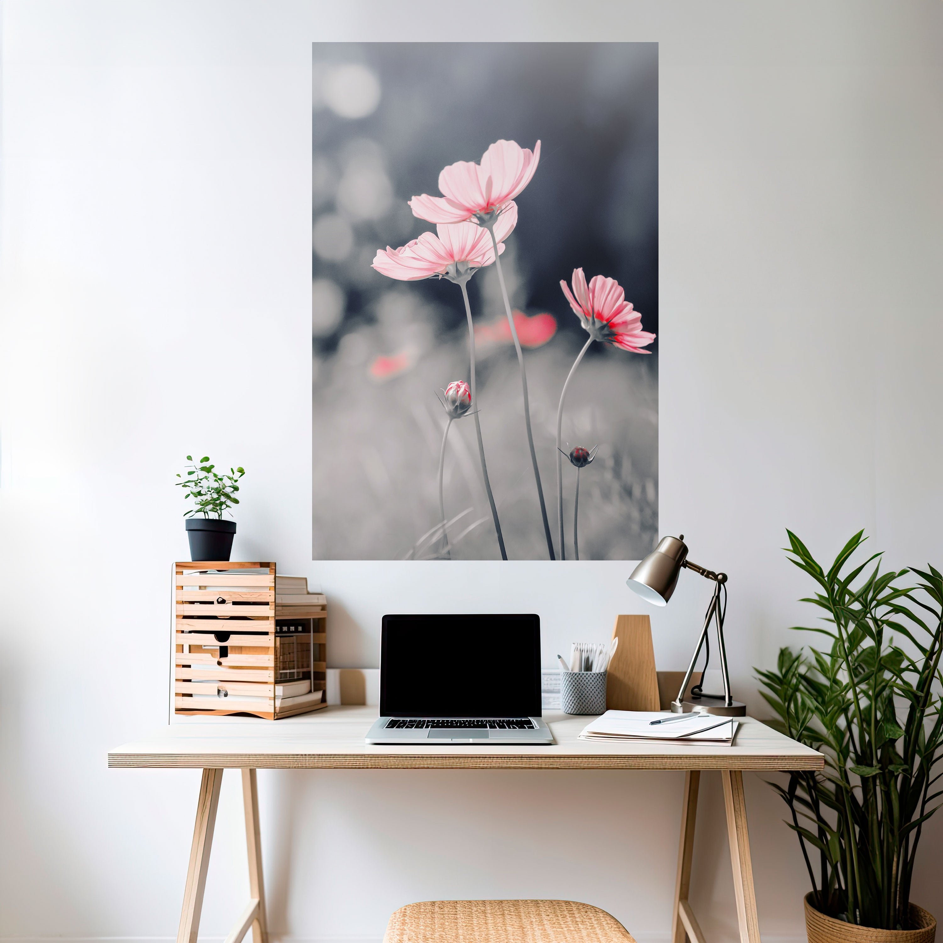 SUBTLE PETAL DANCE Naklejka/Plakat pionowy