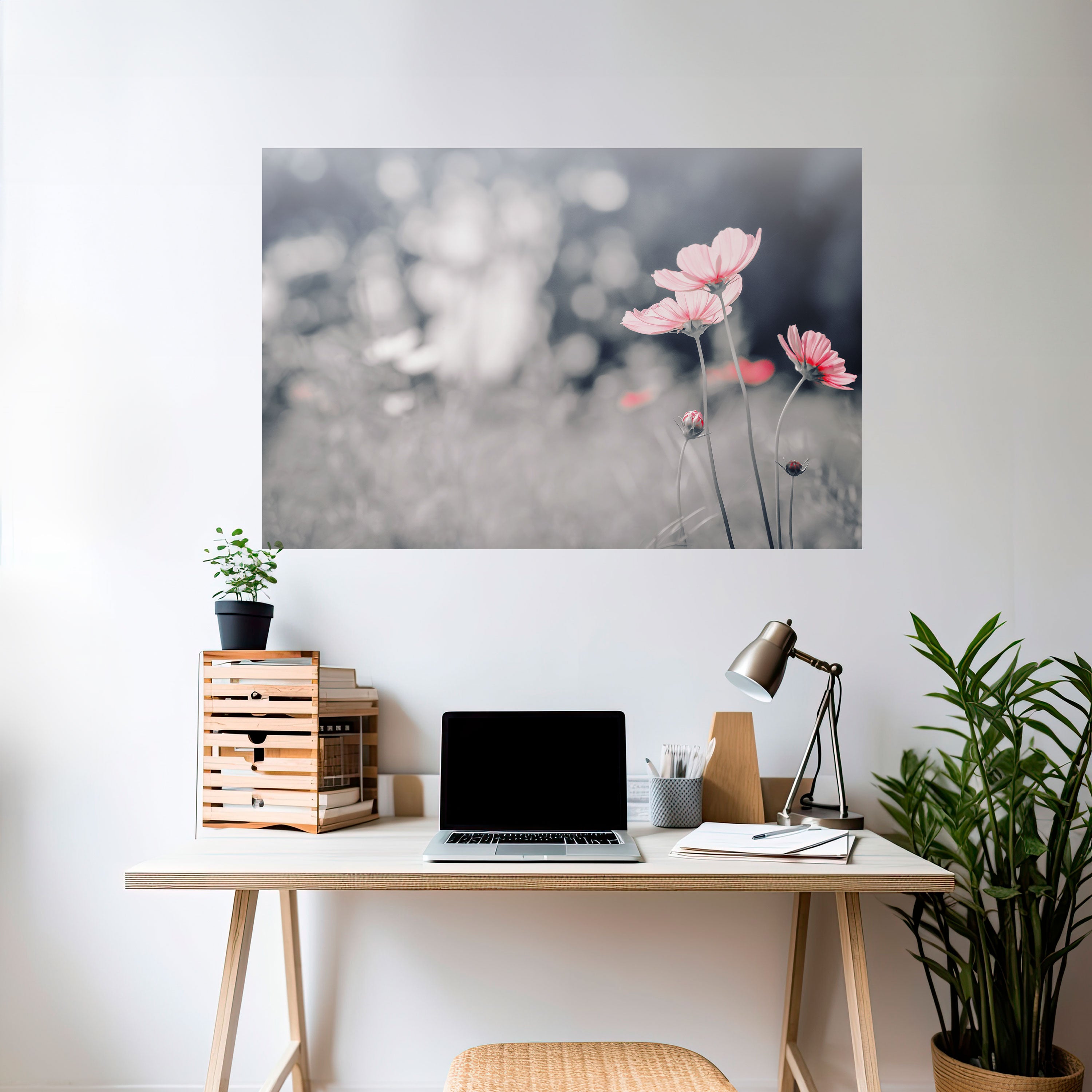SUBTLE PETAL DANCE Naklejka/Plakat poziomy