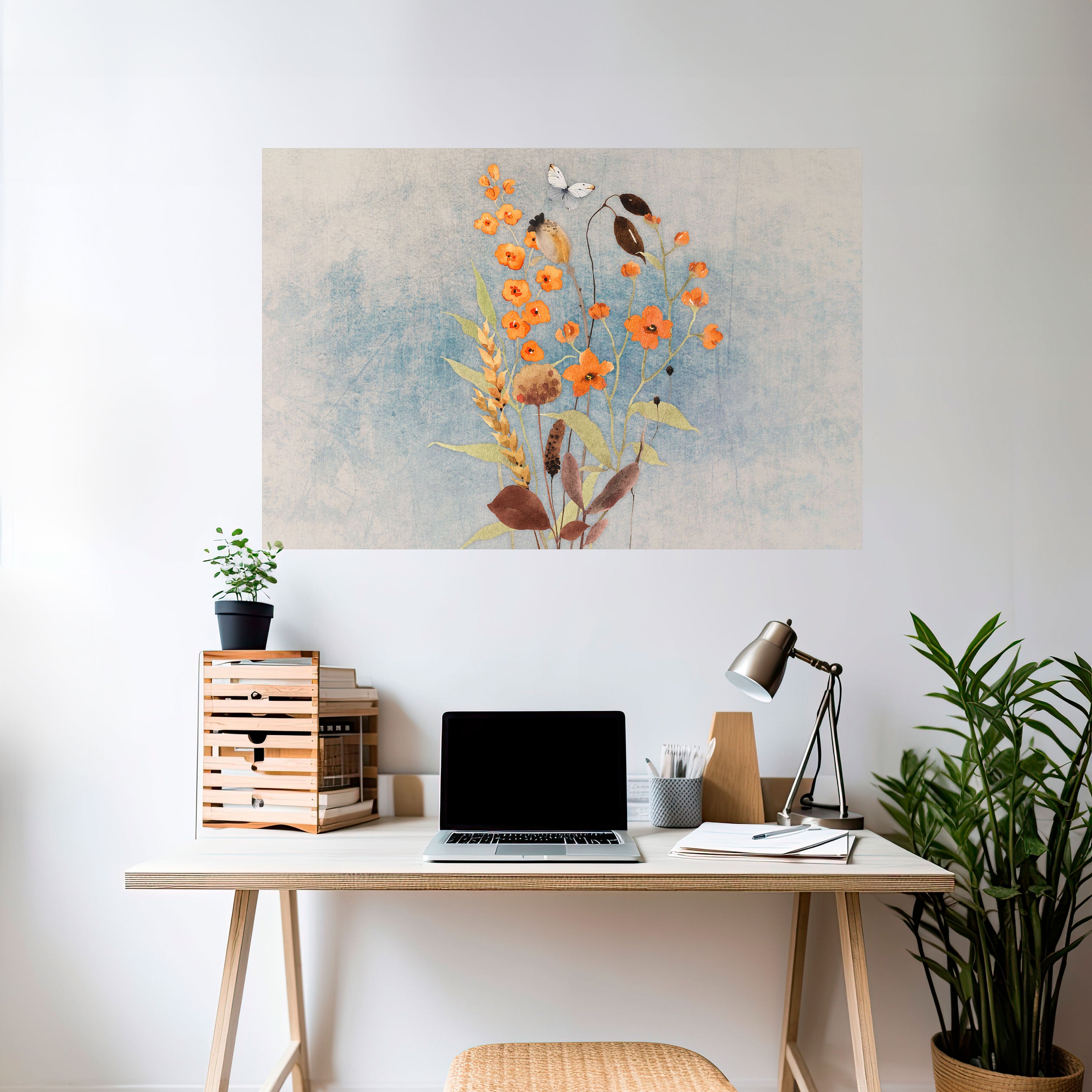 WHISPERS OF WILDFLOWERS Naklejka/Plakat poziomy