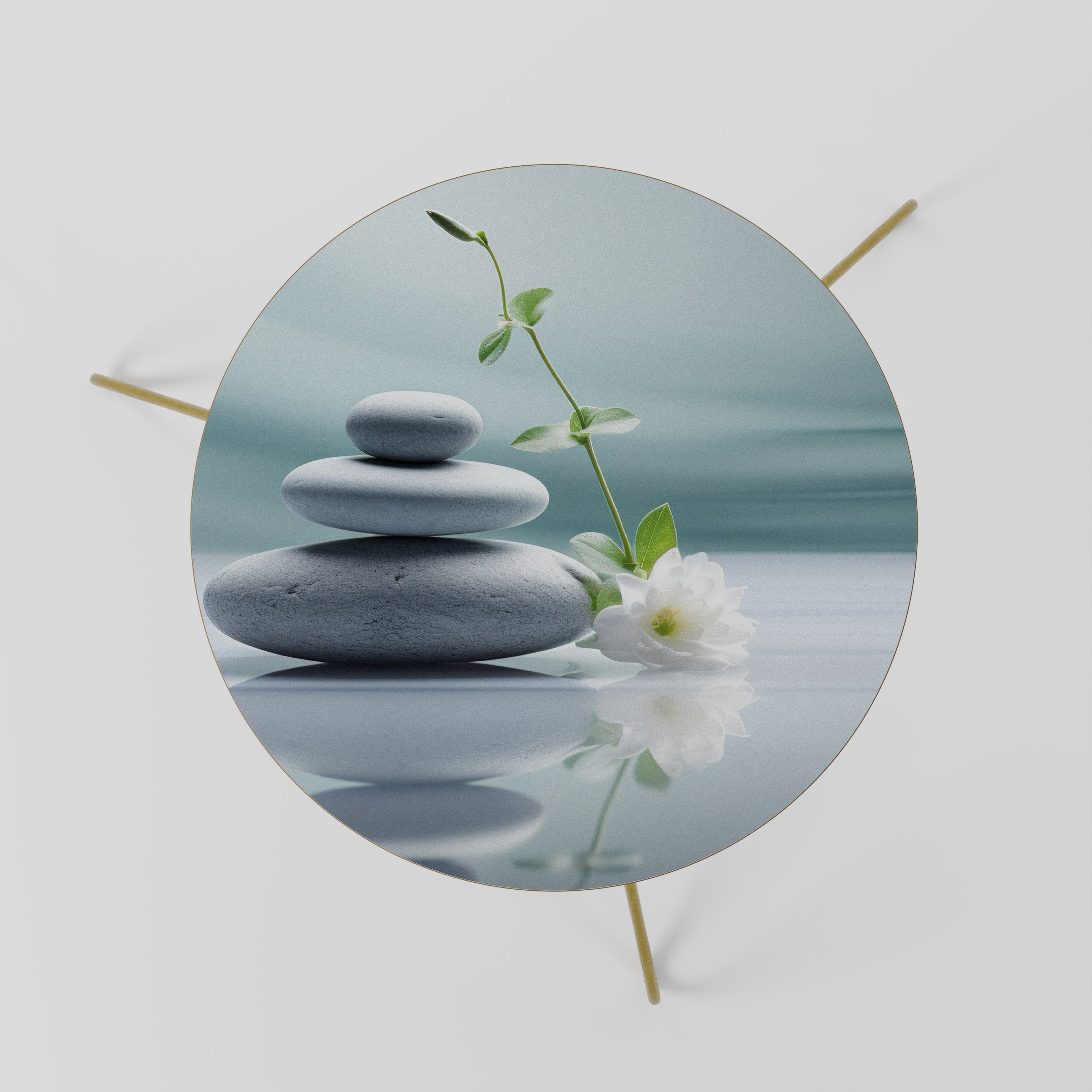 TRANQUIL STONE BALANCE Stolik kawowy mały