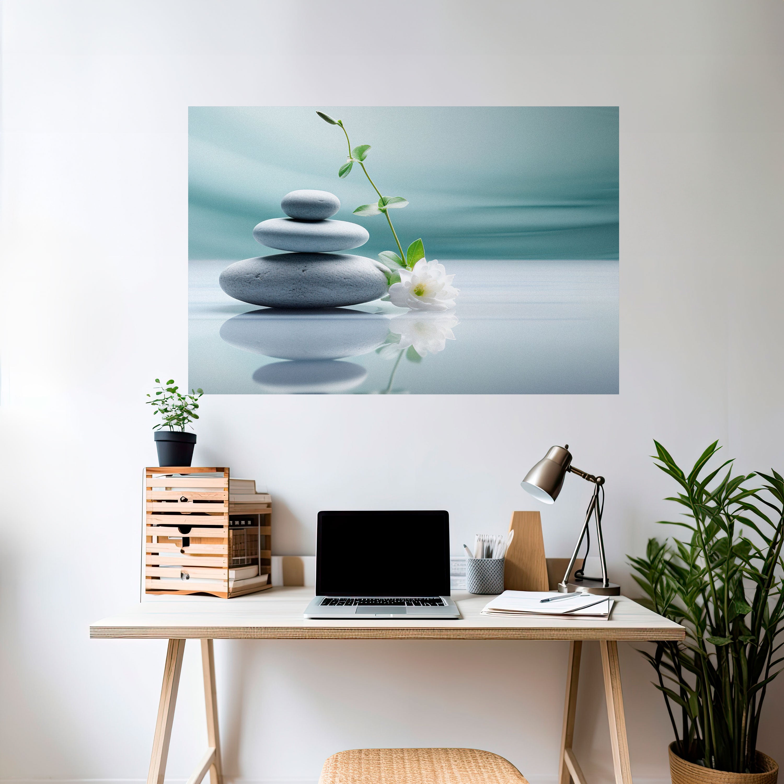 TRANQUIL STONE BALANCE Naklejka/Plakat poziomy
