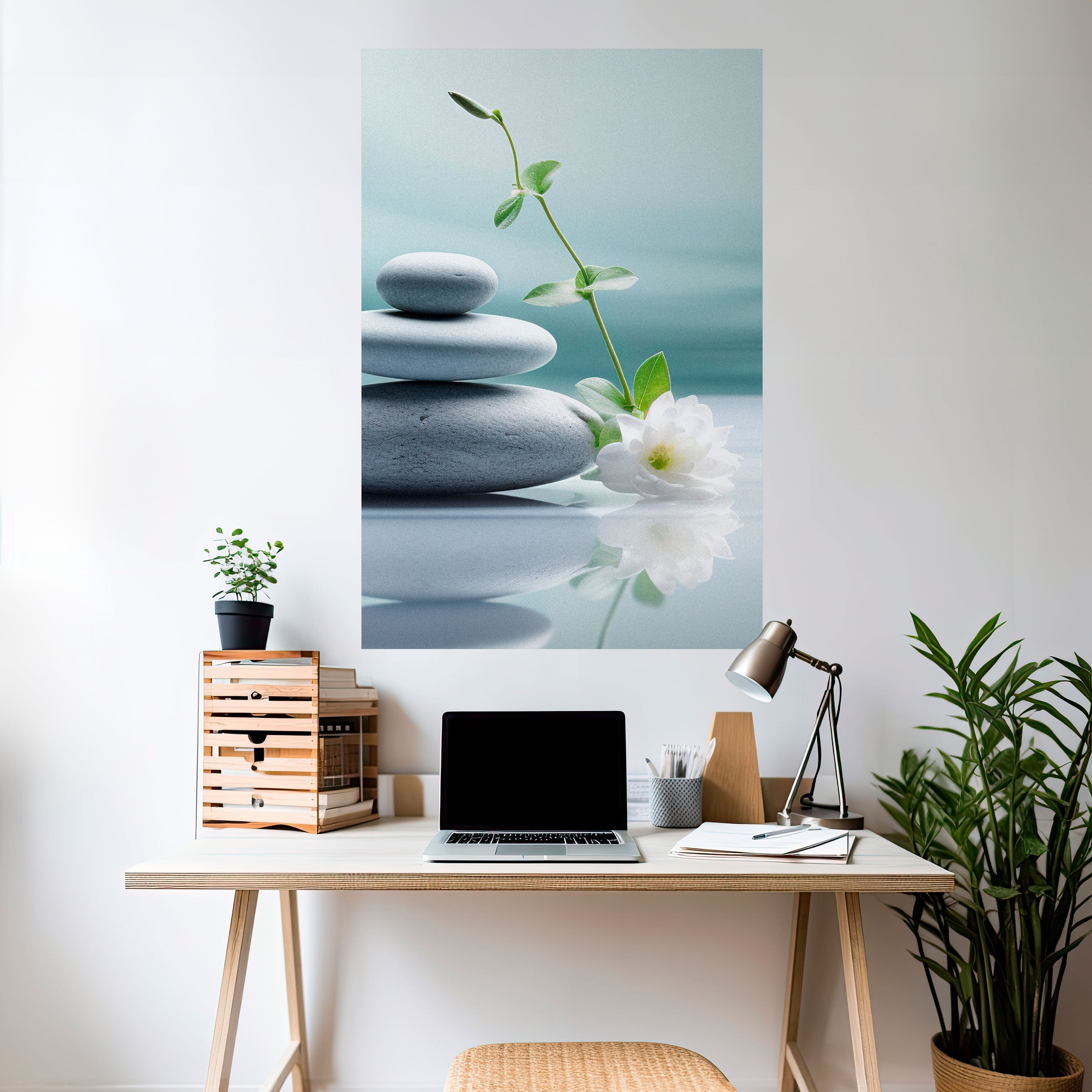 TRANQUIL STONE BALANCE Naklejka/Plakat pionowy