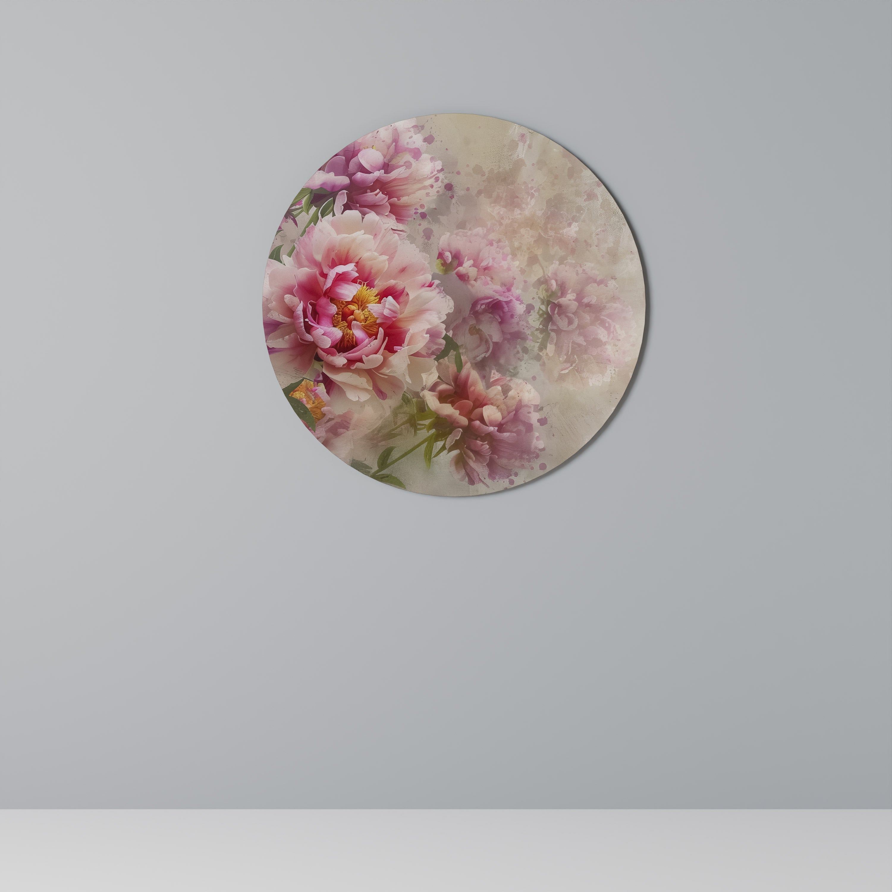 PEONY WHISPER Obraz okrągły