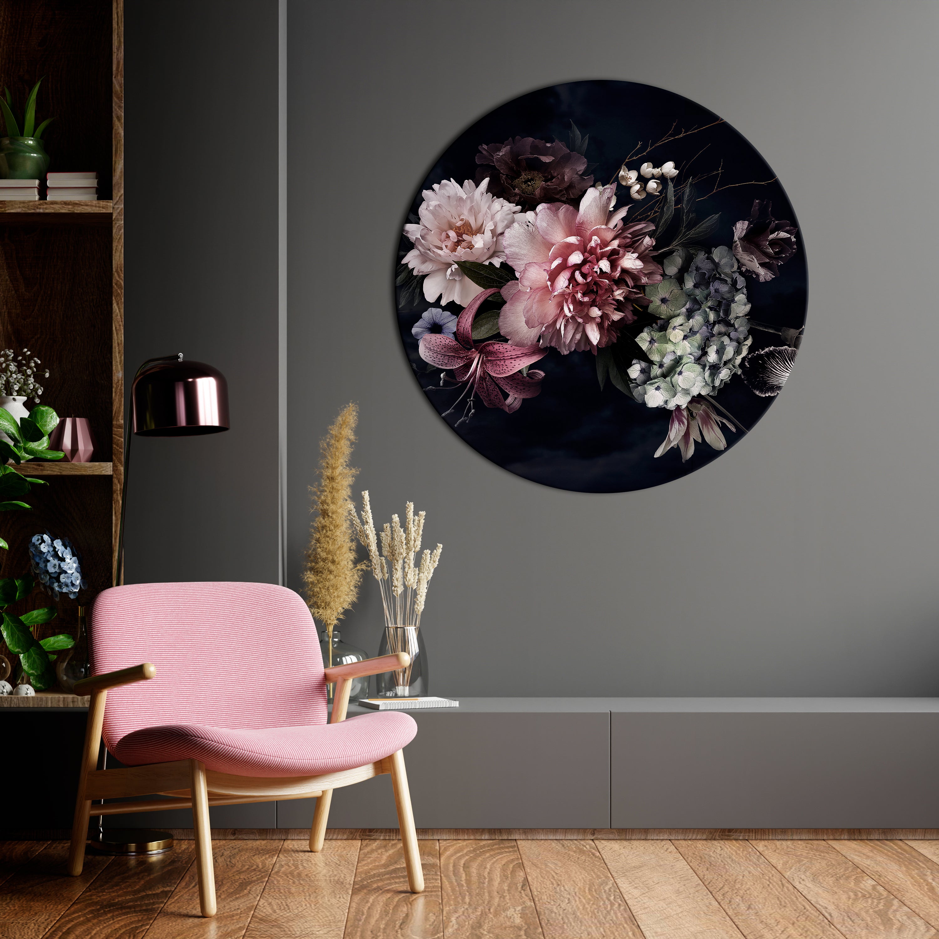 PURE BLOSSOM Obraz okrągły