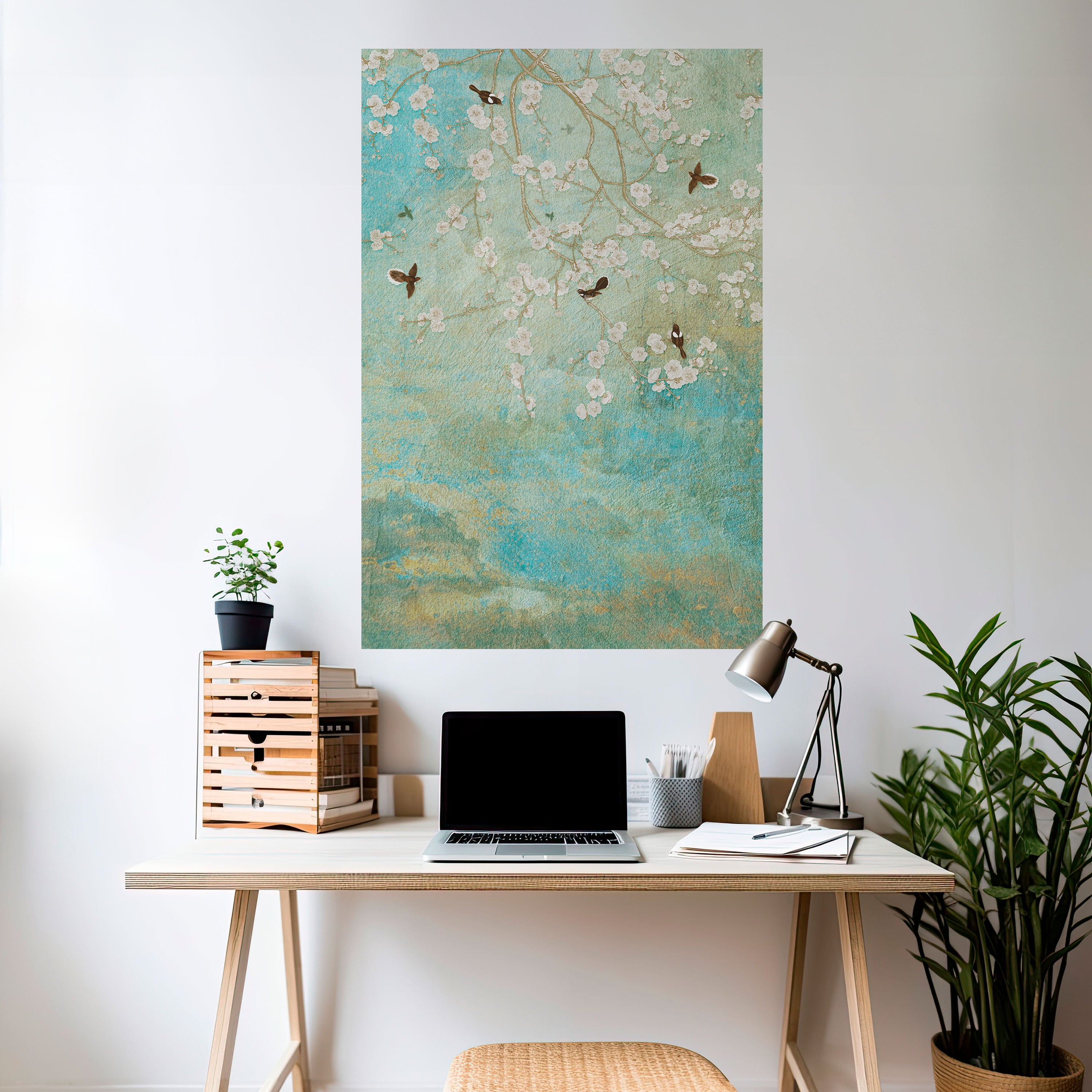 BLOOMING CHARM Naklejka/Plakat pionowy