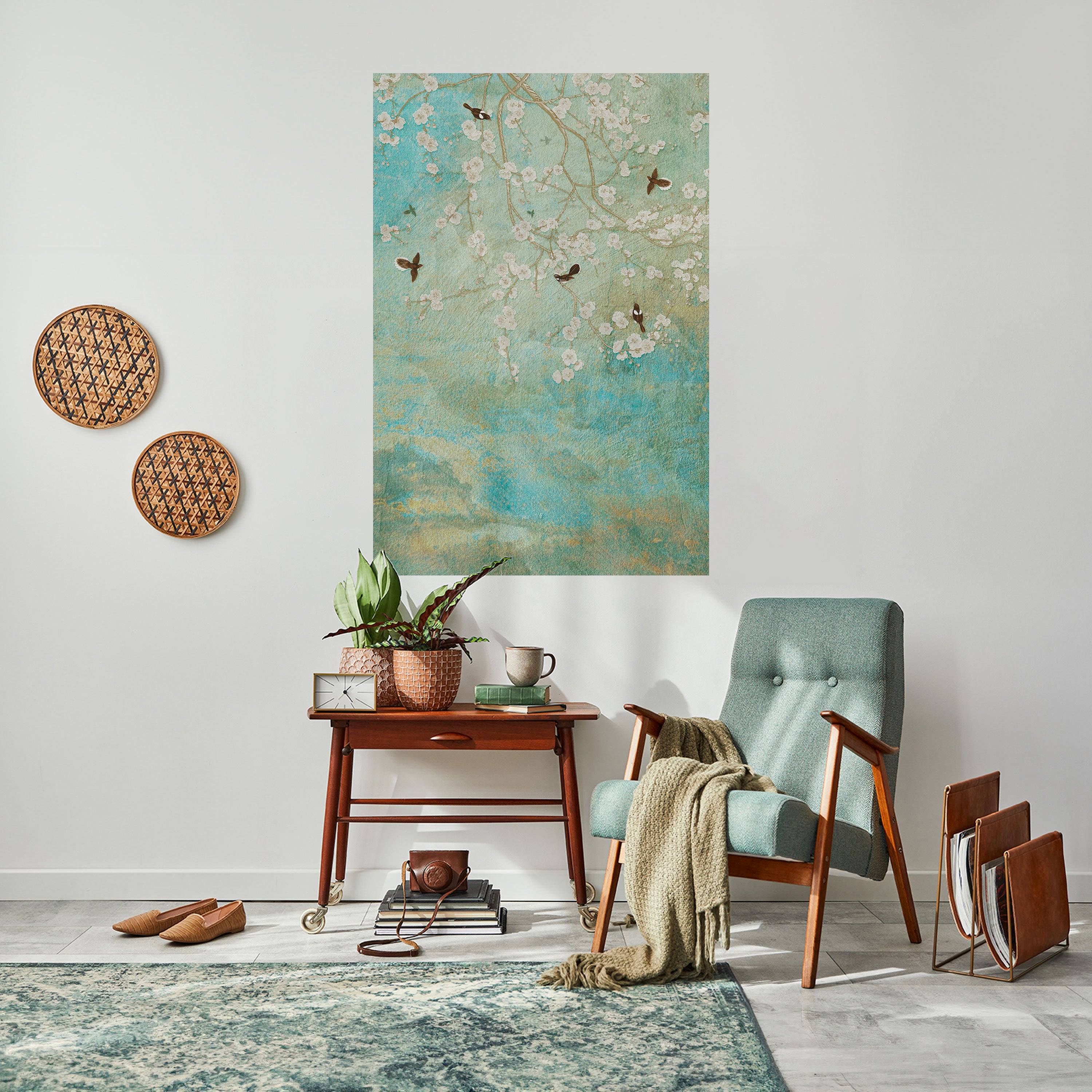 BLOOMING CHARM Naklejka/Plakat pionowy