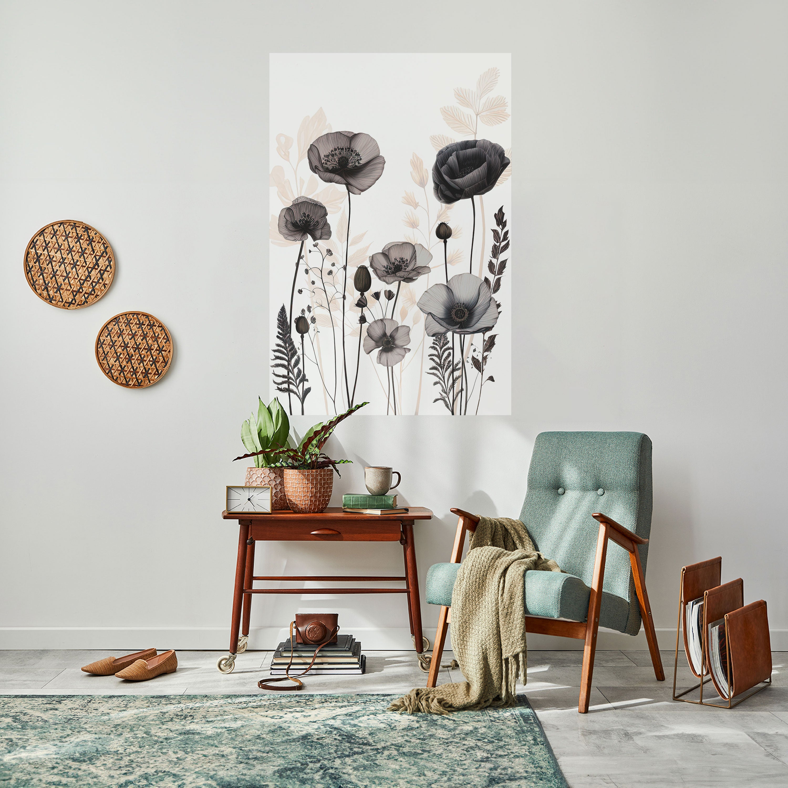 POPPY ALLURE Naklejka/Plakat pionowy